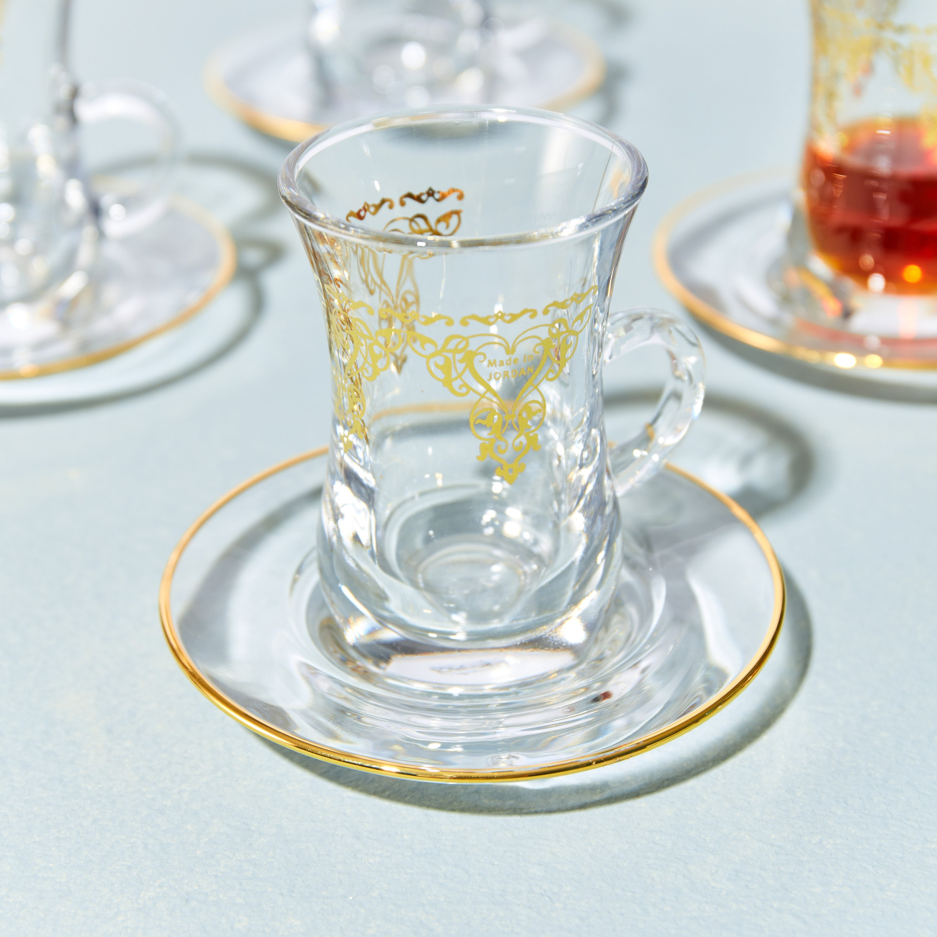 طقم فناجين وصحون شاي زجاج 12 قطعة من لوكس تريو-hbxhomeware-hbxkitchen-image-3