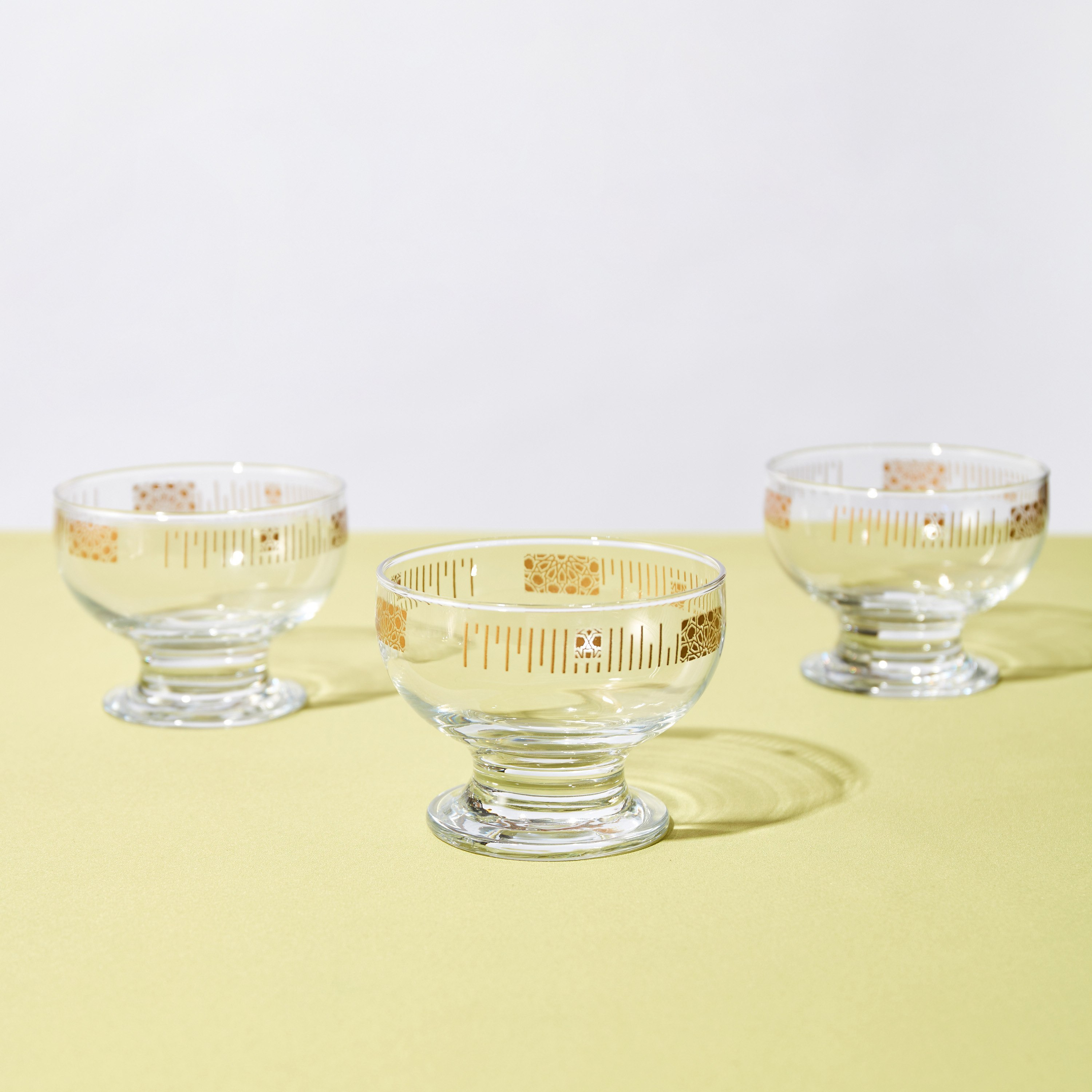 طقم أكواب أيس كريم زجاج 3 قطع من لوكس أوتار-hbxdecorandfurnishings-tabletop-crockery-image-2