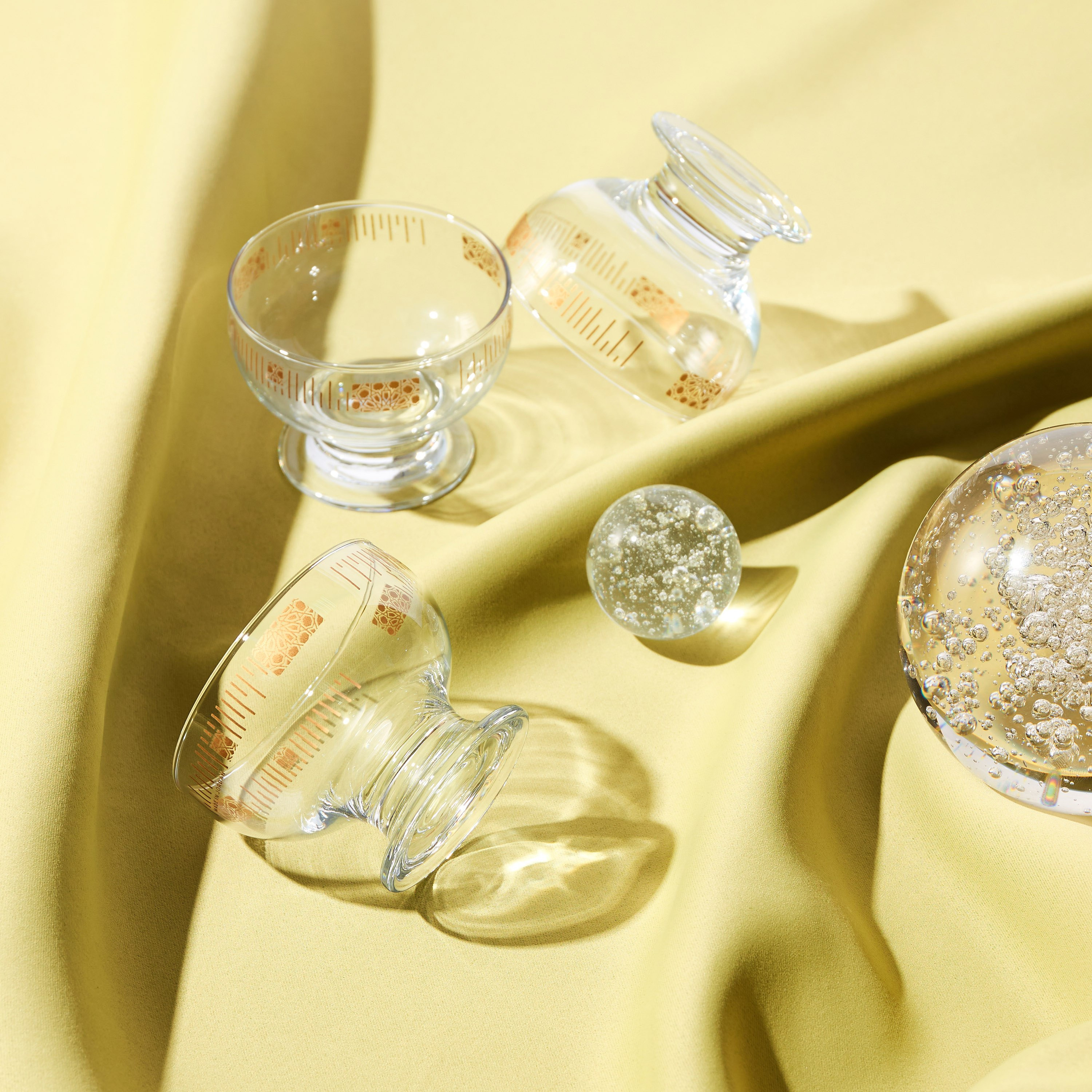 طقم أكواب أيس كريم زجاج 3 قطع من لوكس أوتار-hbxdecorandfurnishings-tabletop-crockery-image-5