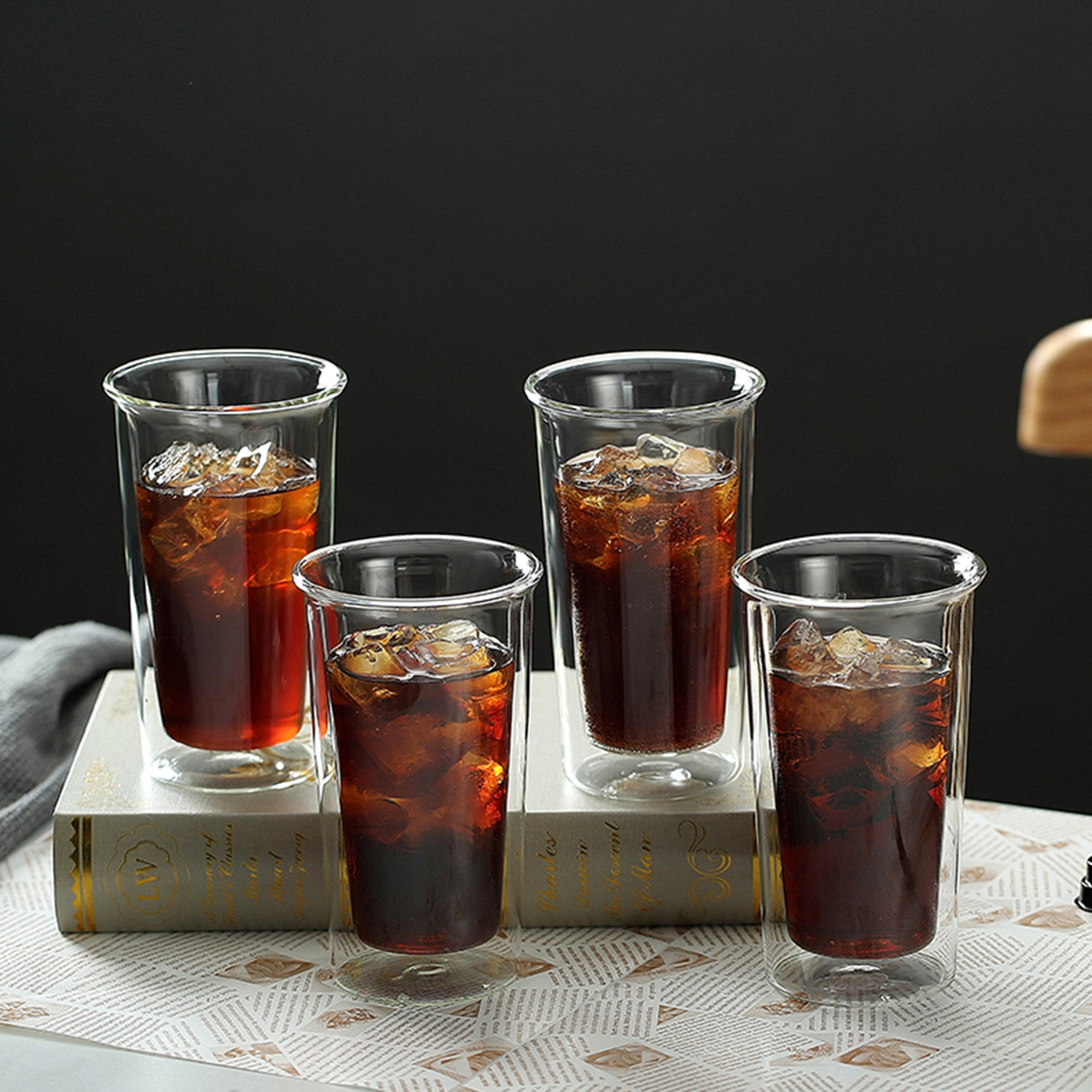 طقم أكواب 4 قطع بجدار مزدوج من نيو - 400 مل-hbxhomeware-hbxkitchen-image-1