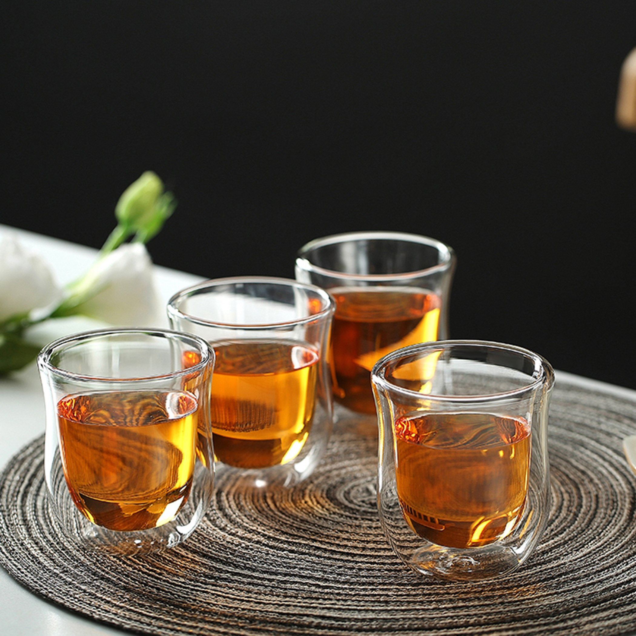 طقم أكواب 4 قطع بجدار مزدوج من نيو - 210 مل-hbxhomeware-hbxkitchen-image-1