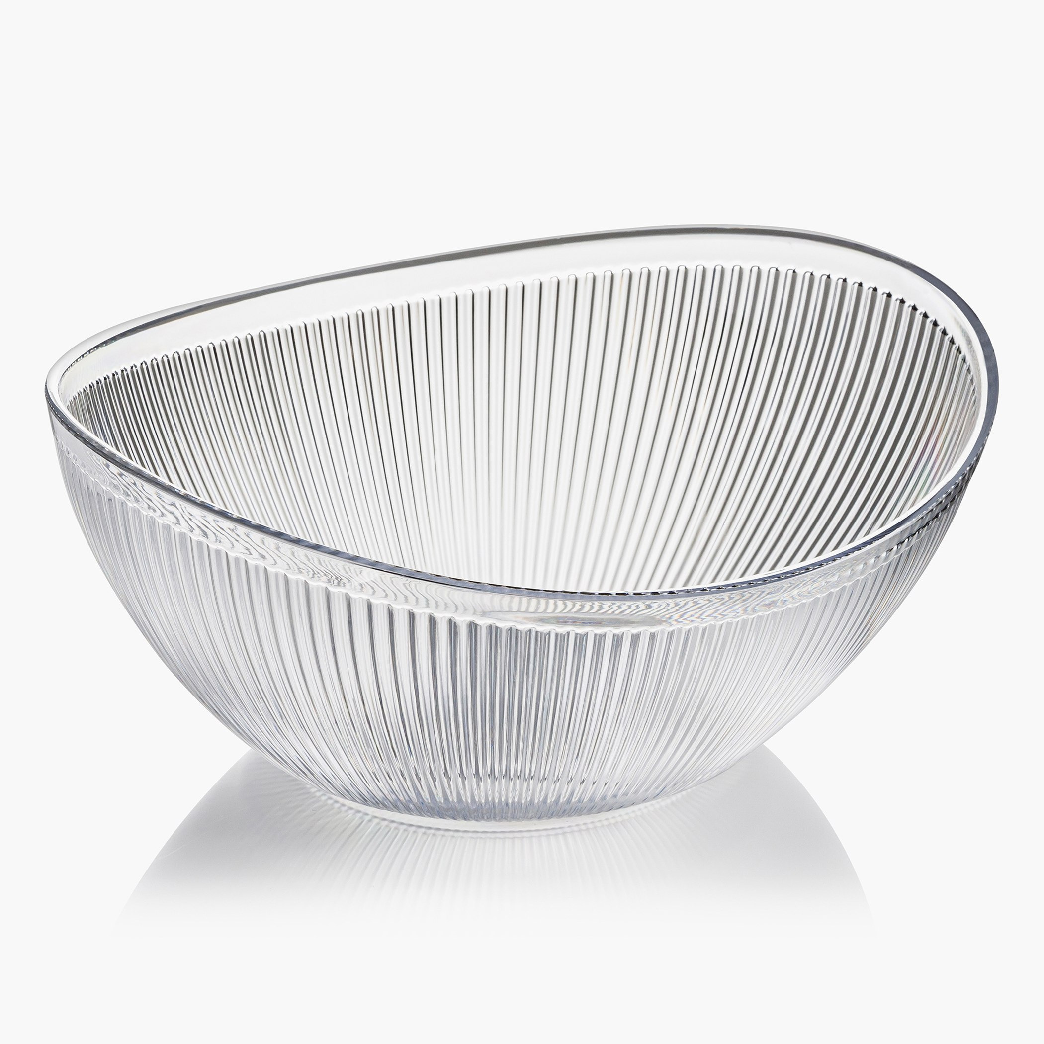 Luxe Neo Barok Transparent Acrylic Bowl - 1.65 L-hbxdecorandfurnishings-tabletop-crockery-image-1
