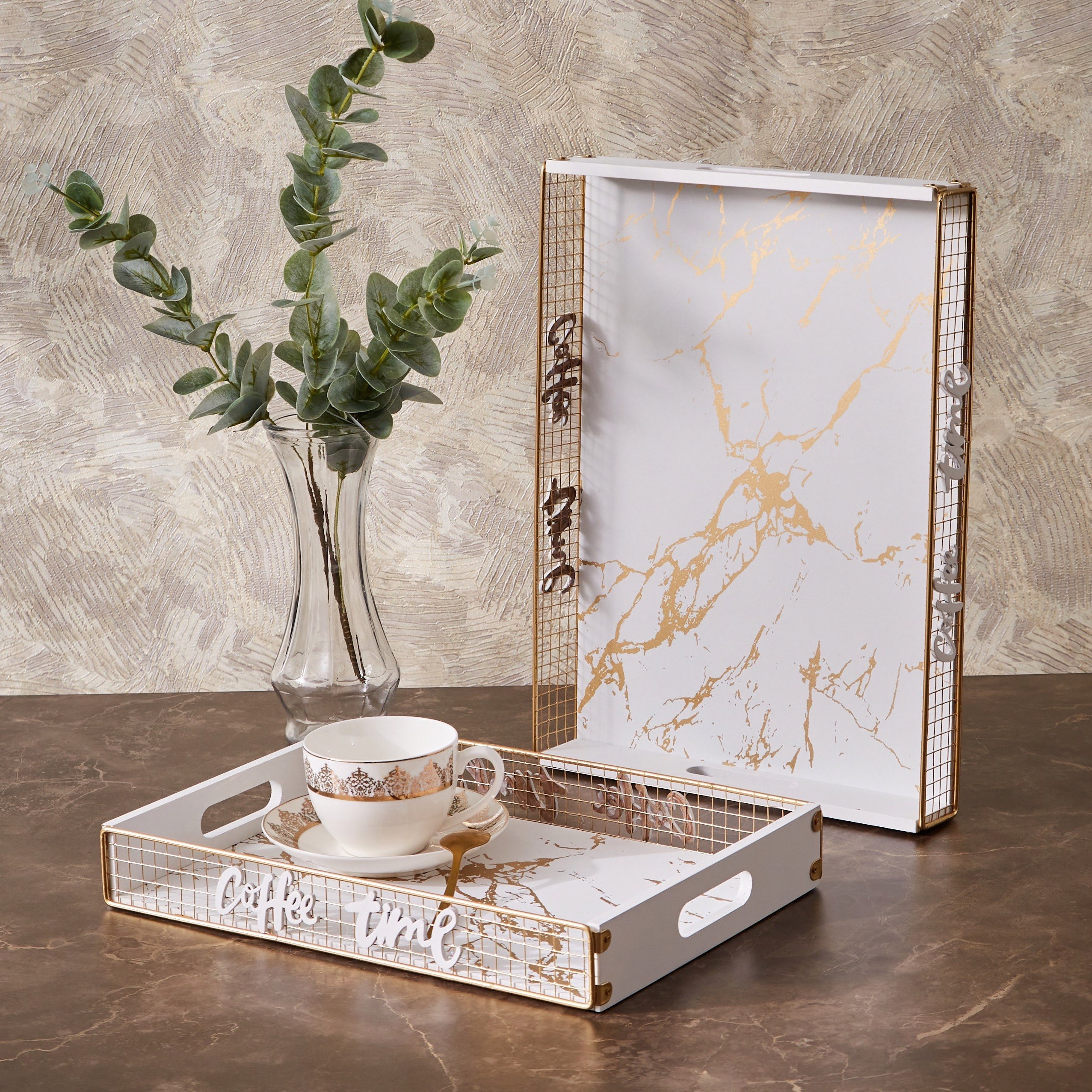 طقم صواني تقديم رخام قطعتين من لوكس أوركيد-hbxdecorandfurnishings-tabletop-serveware-image-1