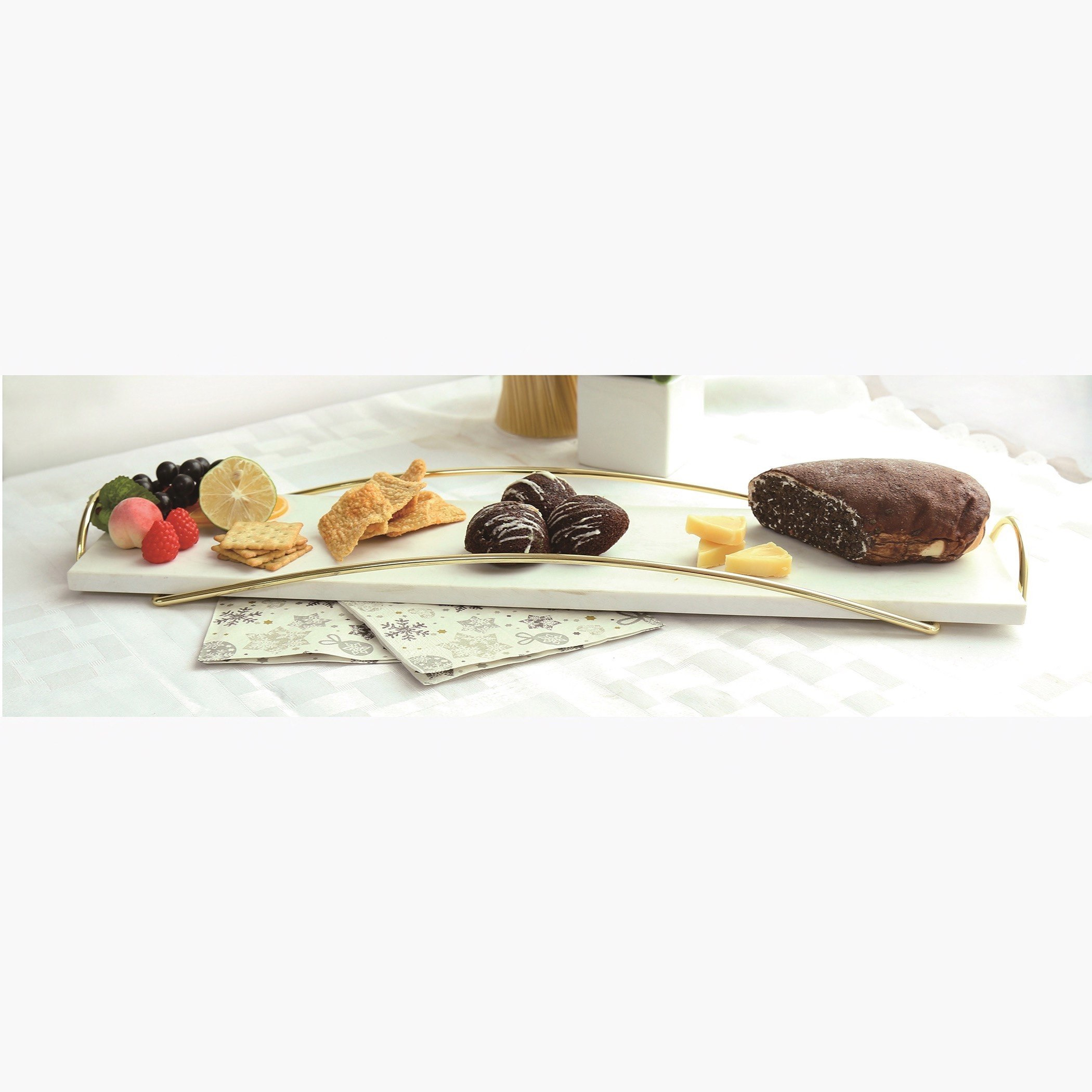 صحن تقديم رخام مع حامل من فيست-hbxdecorandfurnishings-tabletop-serveware-image-1