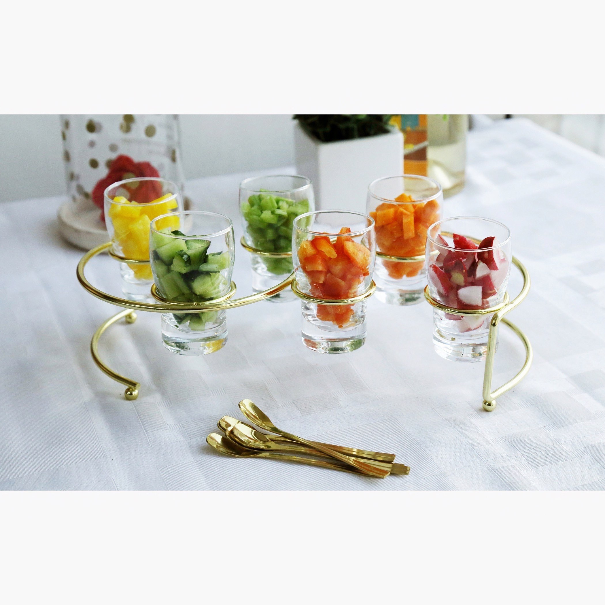 Feast 12-Piece Appetizer Set with Stand-hbxdecorandfurnishings-tabletop-serveware-image-4