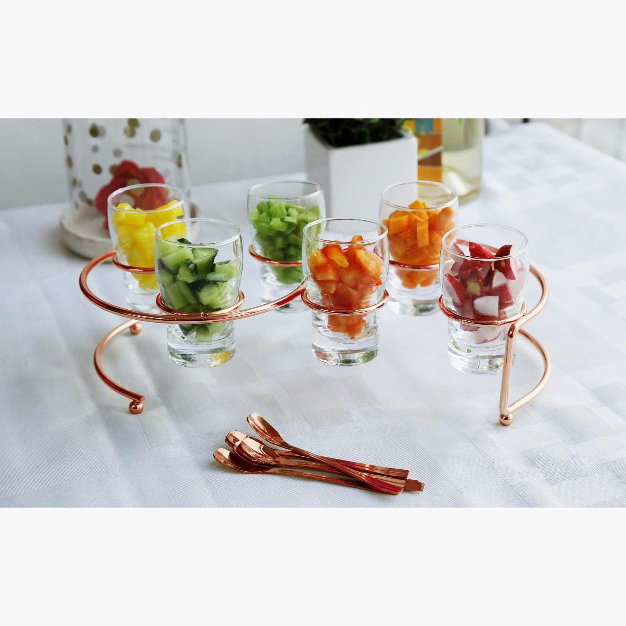 طقم مقبلات مع حامل 12 قطعة من فيست-hbxdecorandfurnishings-tabletop-serveware-image-2