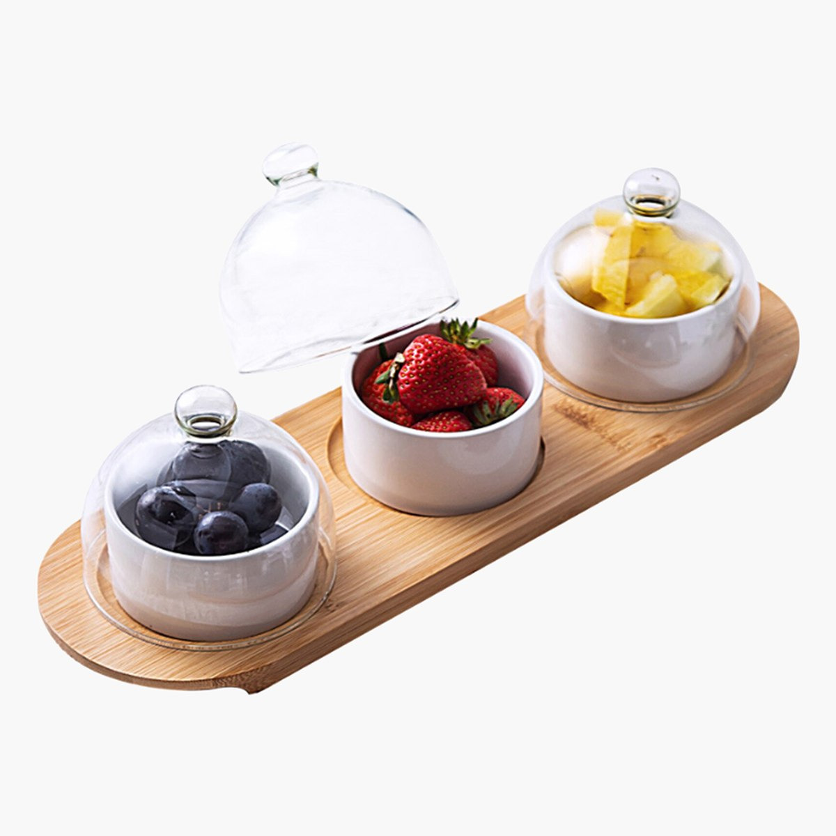 طقم حلويات 6 قطع مع صينية خيزران من فيست-hbxdecorandfurnishings-tabletop-serveware-image-2