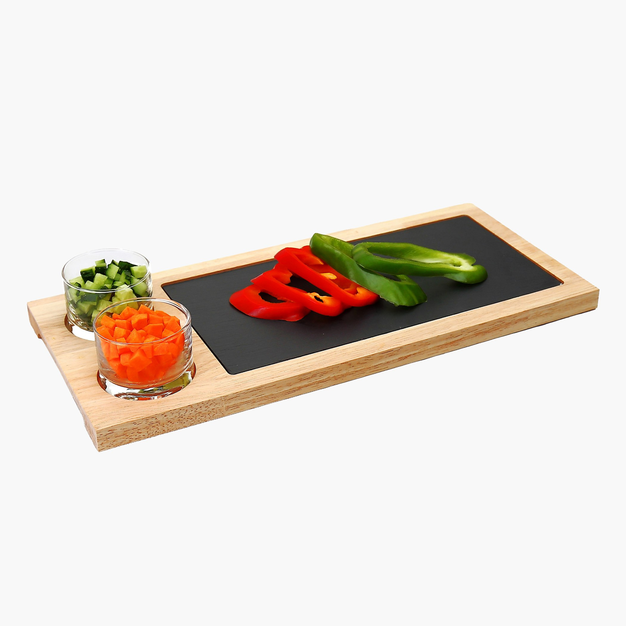 طقم أوعية تقديم قطعتين مع صينية ولوح من فيست-hbxdecorandfurnishings-tabletop-serveware-image-1