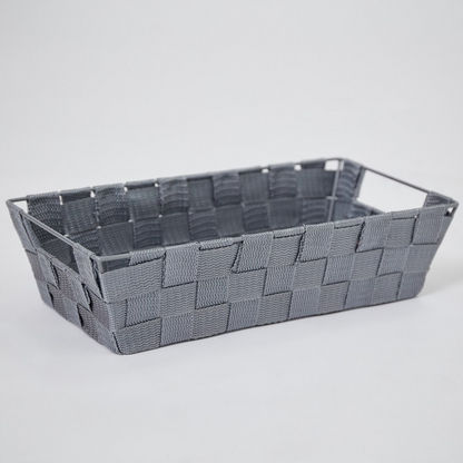 Strap Textured Basket - 32x16.5x8.5 cms
