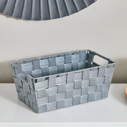 Strap Textured Basket - 29x16x13 cms