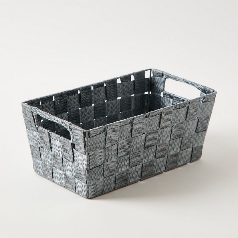 Strap Textured Basket - 29x16x13 cm-Organisers-image-4