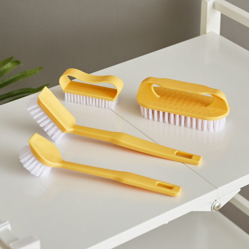Alina 4-Piece Deep Cleaning Multiutility Brush Set-Cleaning Accessories-image-1