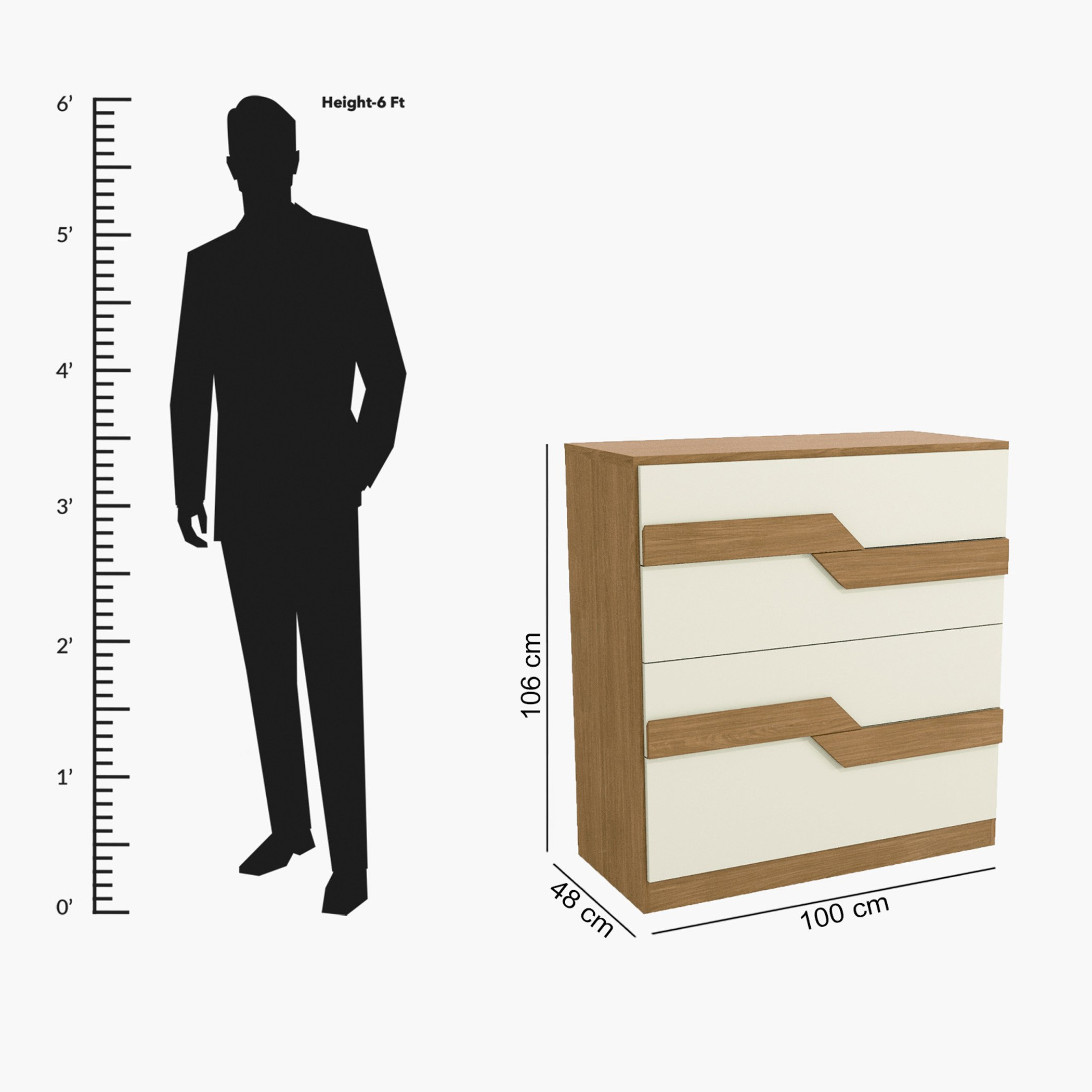وحدة تخزين 4 أدراج - فورتاليزا لويس من موڤو-hbxfurniture-dressersandchests-chestofdrawers-image-5