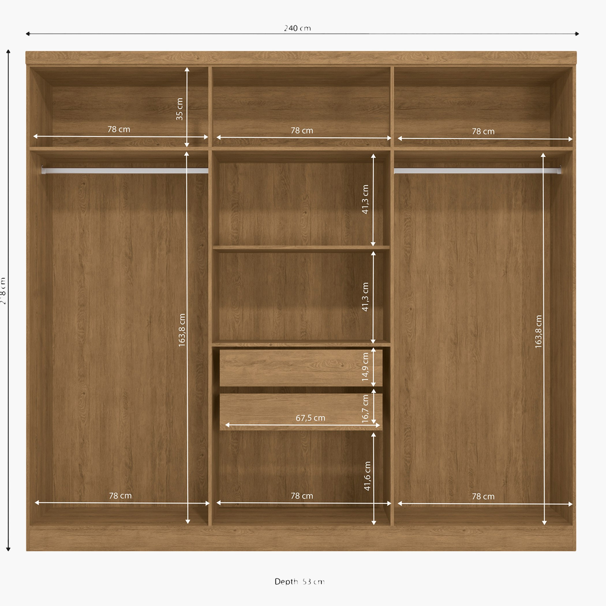 خزانة ملابس 6 أبواب بمرآتين من فورتاليزا-hbxfurniture-wardrobes-image-3