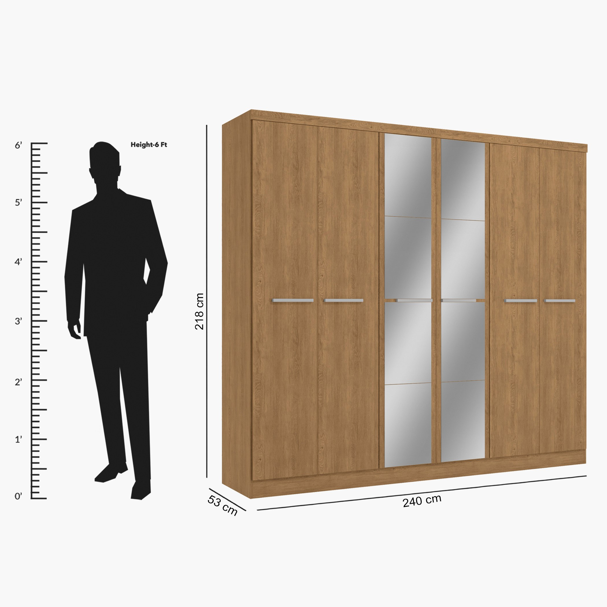 خزانة ملابس 6 أبواب بمرآتين من فورتاليزا-hbxfurniture-wardrobes-image-5