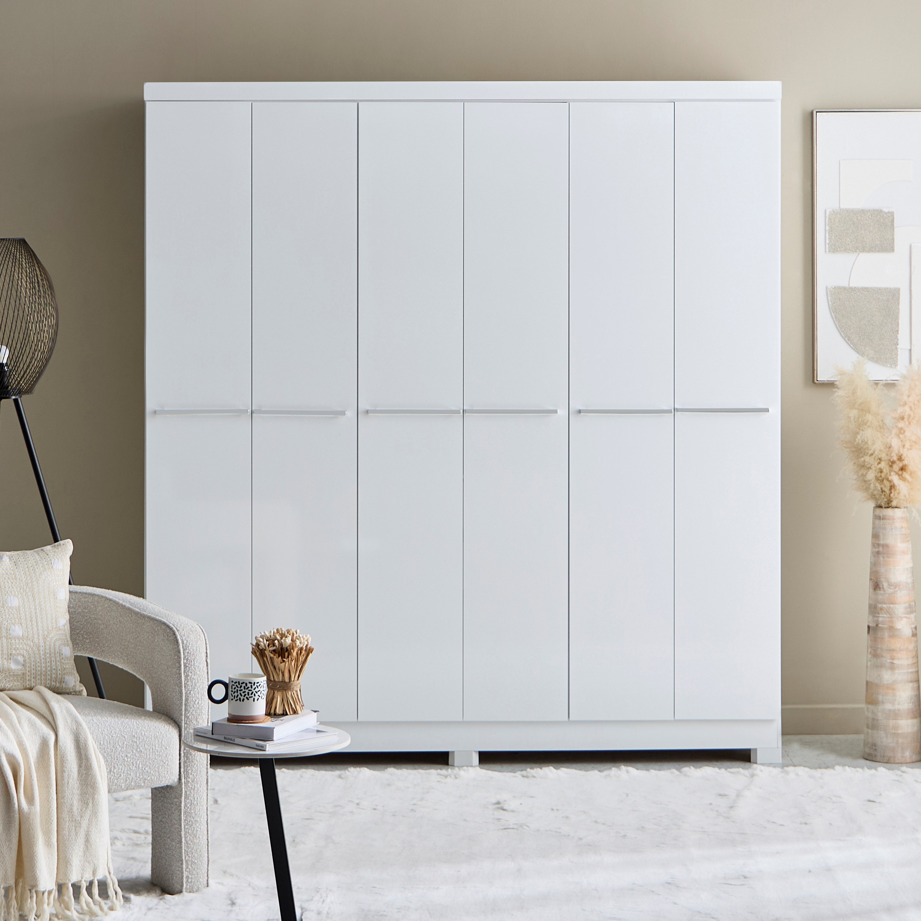 خزانة ملابس 6 أبواب - لوندرينا من موڤو-hbxfurniture-wardrobes-image-11