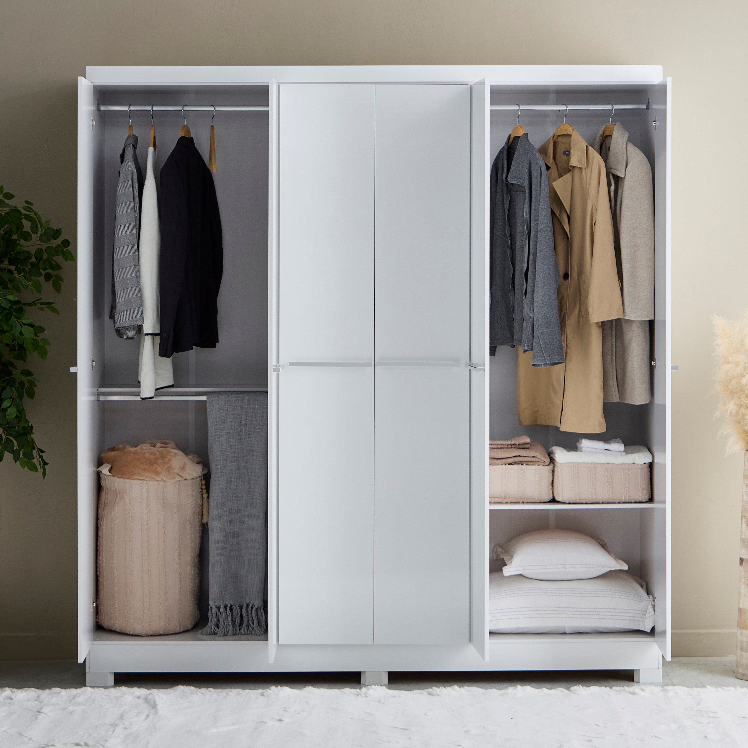 خزانة ملابس 6 أبواب - لوندرينا من موڤو-hbxfurniture-wardrobes-image-4
