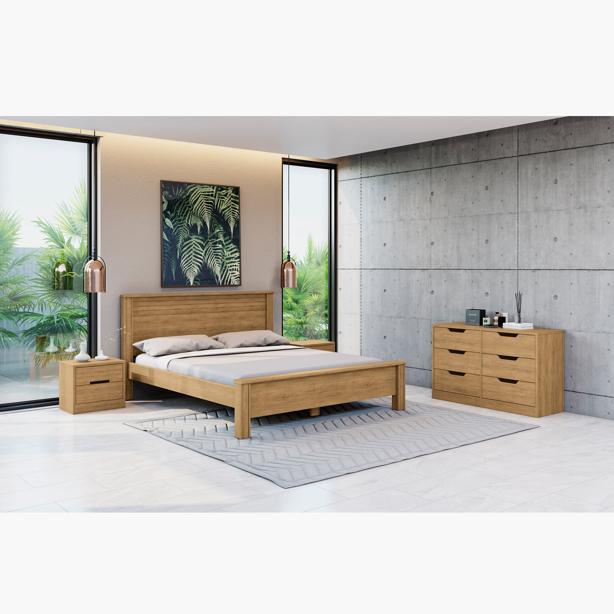 سرير كينج من فورتاليزا - 180x210 سم-hbxfurniture-bedsandbedsets-beds-king-image-1