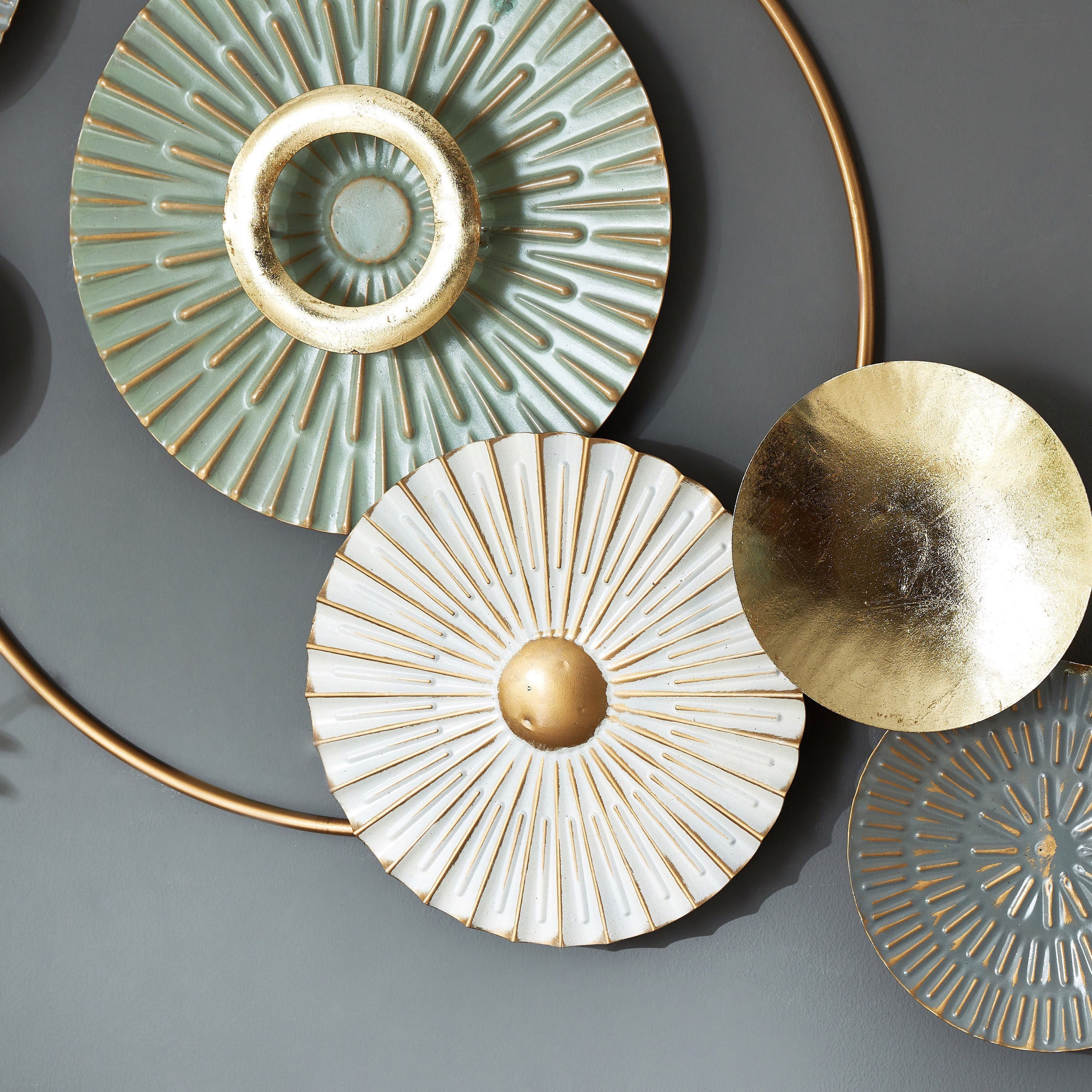 Walton Metal Circular Wall Art - 91x5x50 cm-hbxlivingroom-walldecor-wallart-image-3