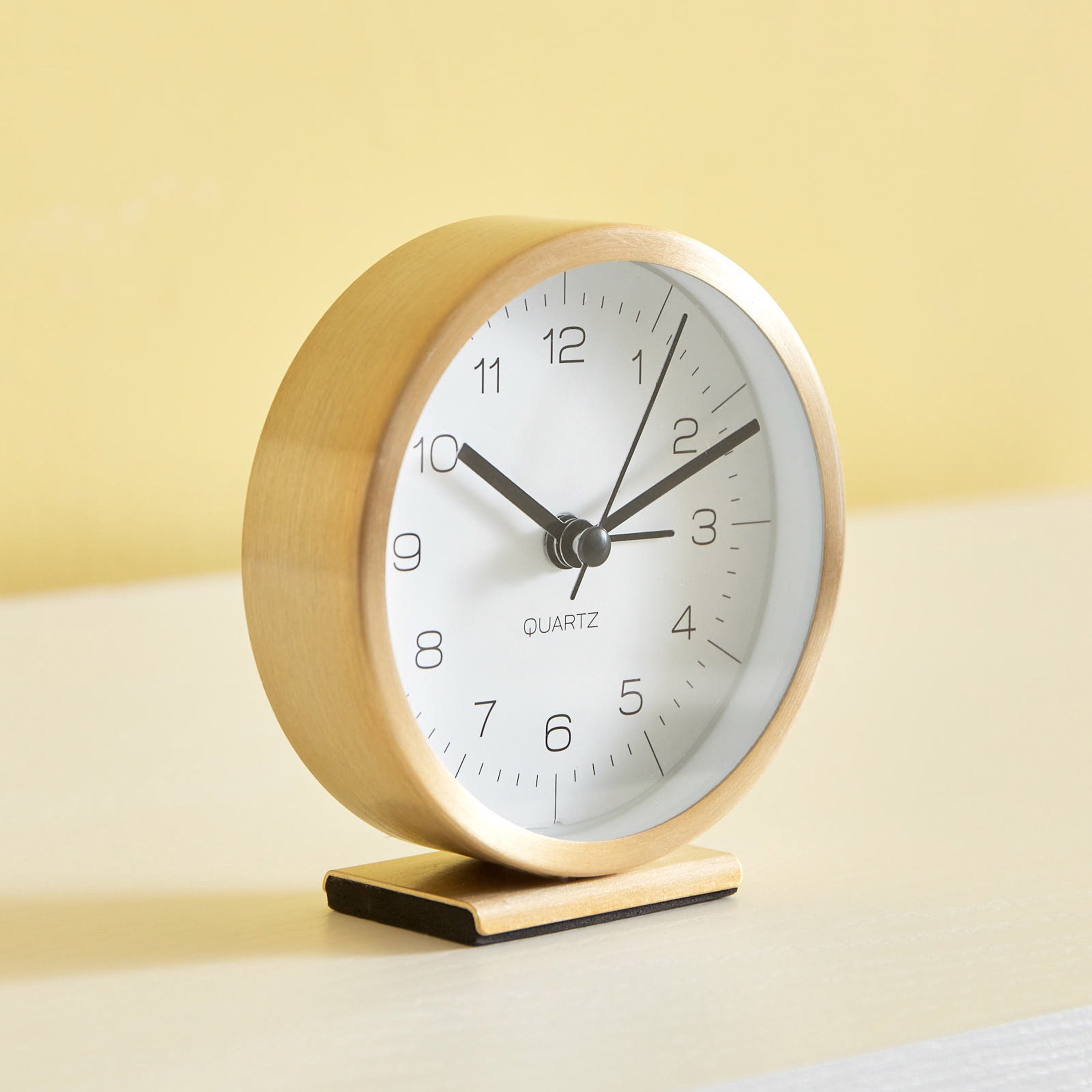 ساعة منبه طاولة معدن من إيما - 9.1x3.9x9.7 سم-hbxdiningroom-decorandaccessories-clocks-image-2
