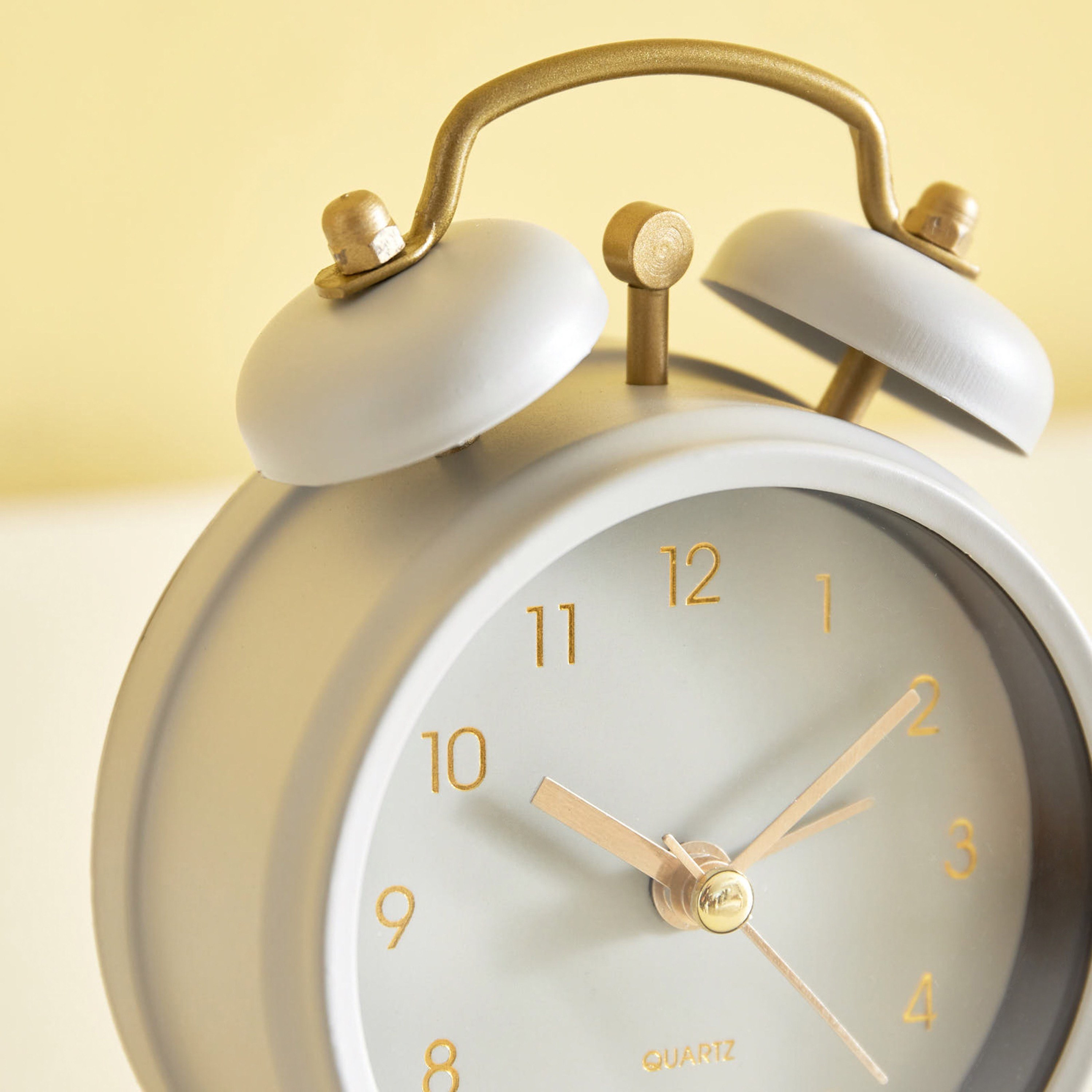 ساعة منبه بجرسين من إيما - 8.3x4x11.8 سم-hbxdiningroom-decorandaccessories-clocks-image-3
