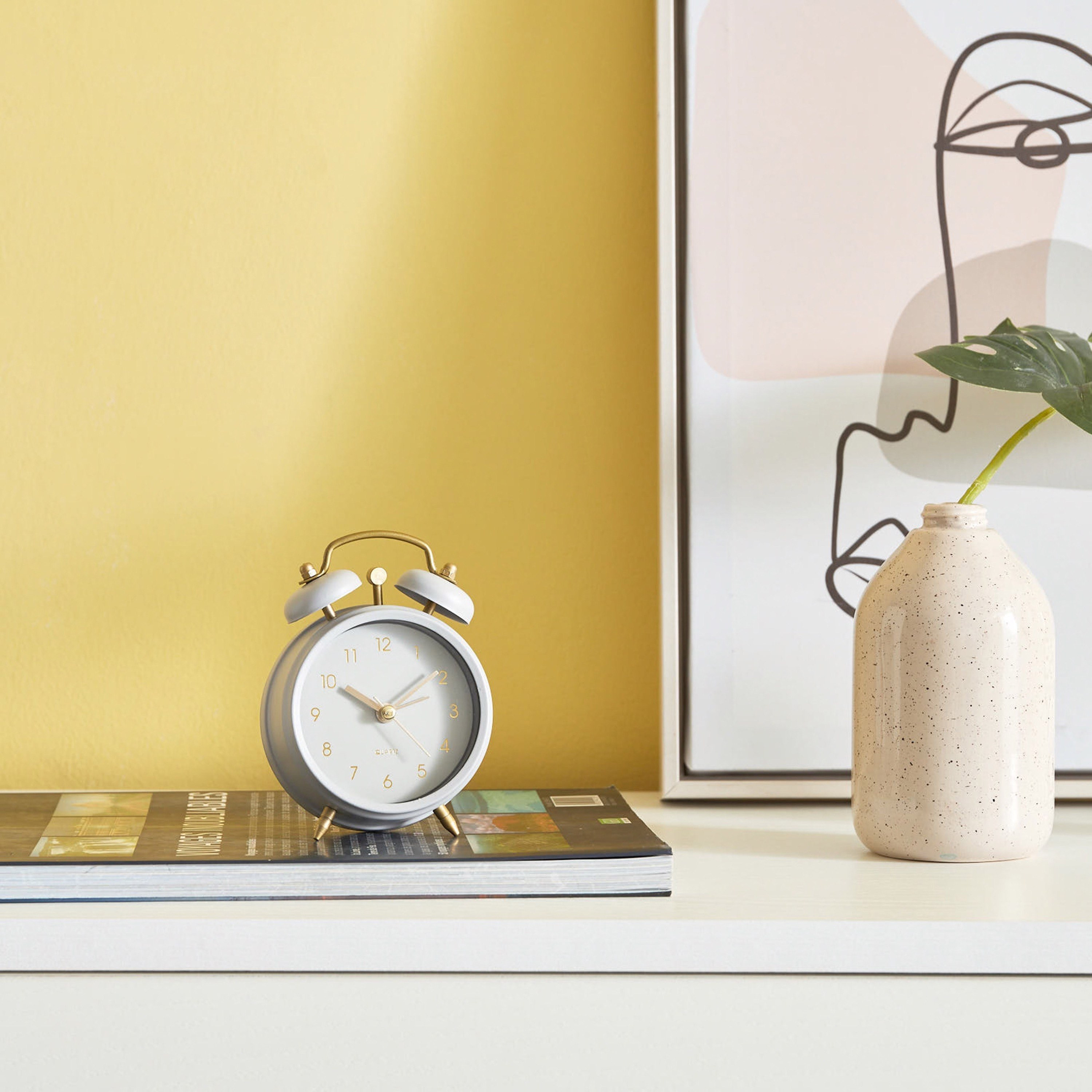 ساعة منبه بجرسين من إيما - 8.3x4x11.8 سم-hbxdiningroom-decorandaccessories-clocks-image-5