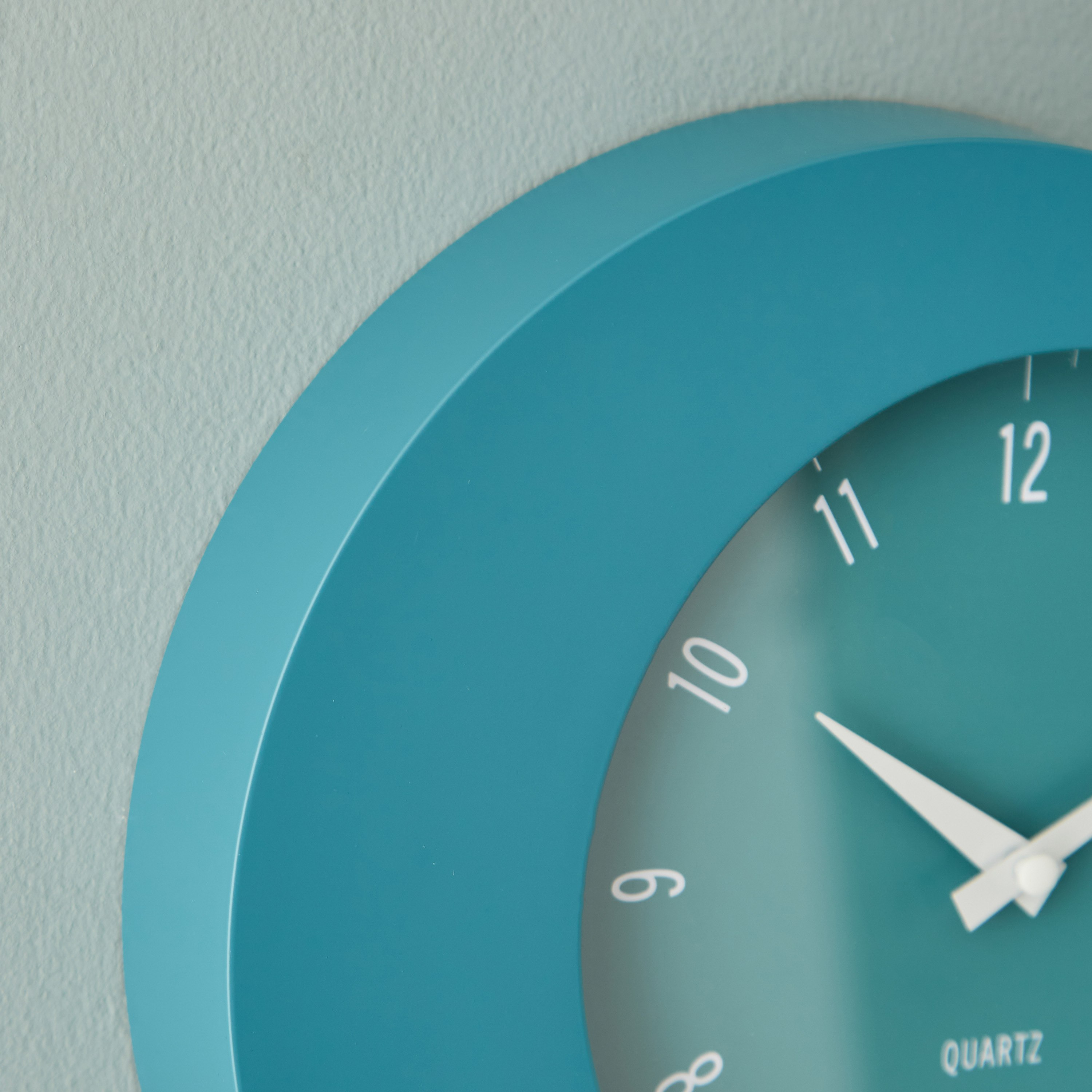 Emma Plastic Round Wall Clock - 24x4 cm-hbxdiningroom-decorandaccessories-clocks-image-3