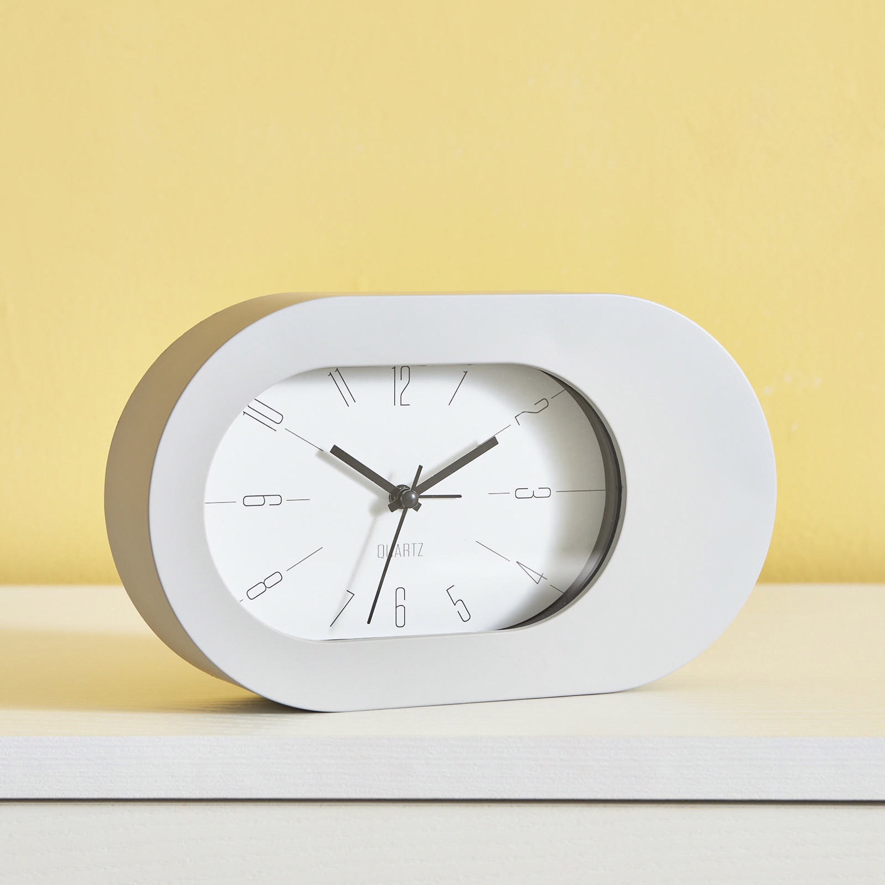 منبه طاولة بلاستيك من إيما - 21x4.7x12.6 سم-hbxdiningroom-decorandaccessories-clocks-image-2