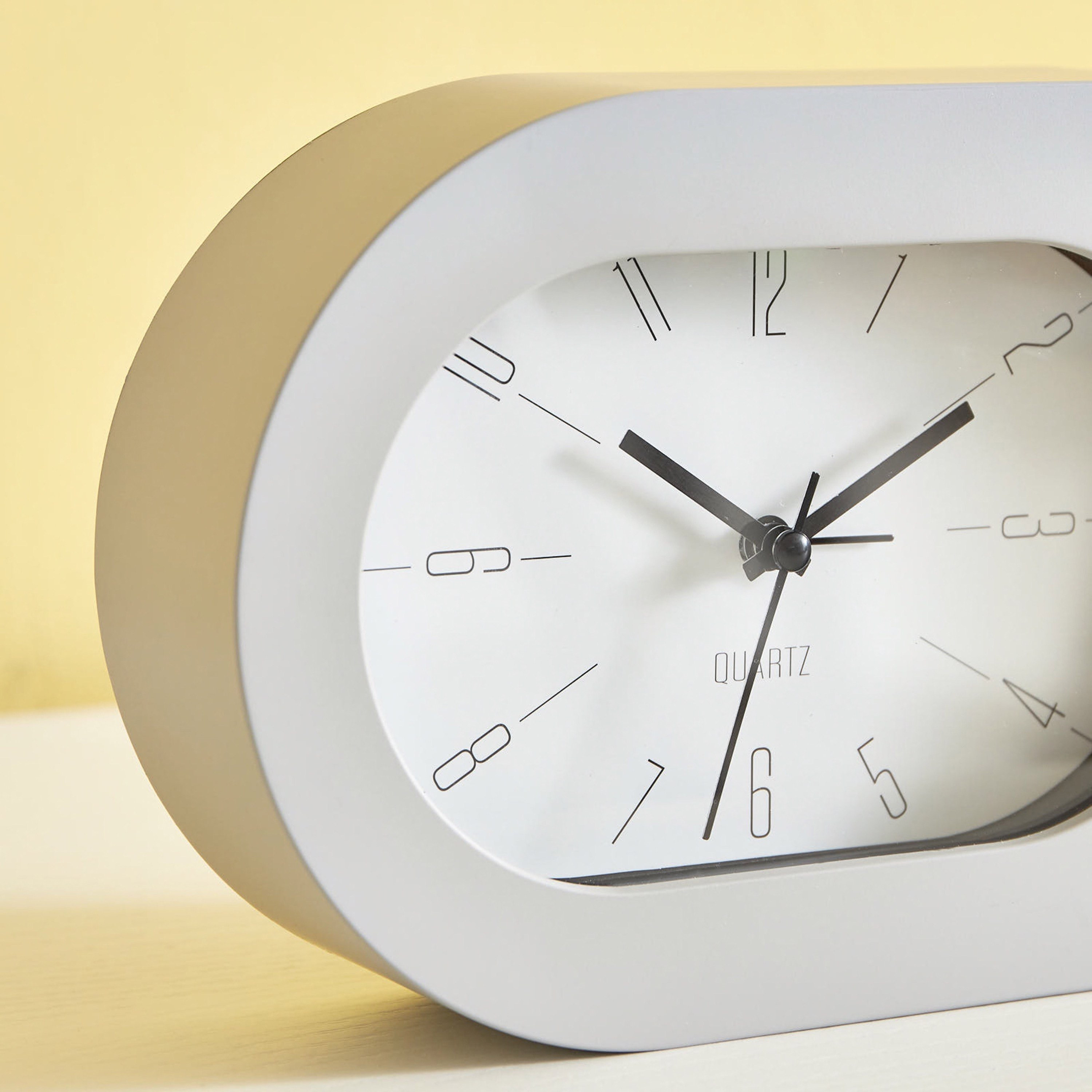 منبه طاولة بلاستيك من إيما - 21x4.7x12.6 سم-hbxdiningroom-decorandaccessories-clocks-image-3
