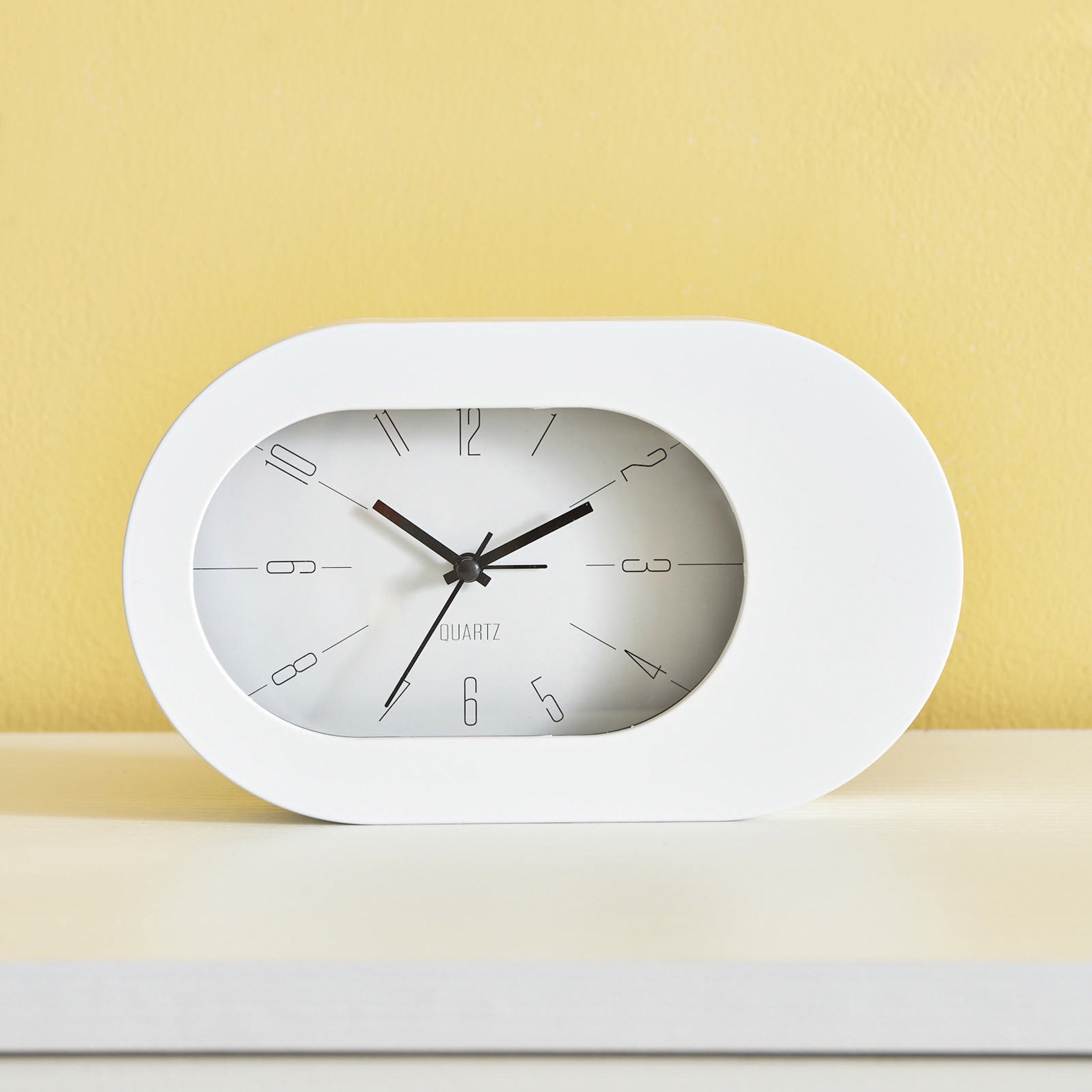 منبه طاولة بلاستيك من إيما - 21x4.7x12.6 سم-hbxdiningroom-decorandaccessories-clocks-image-1