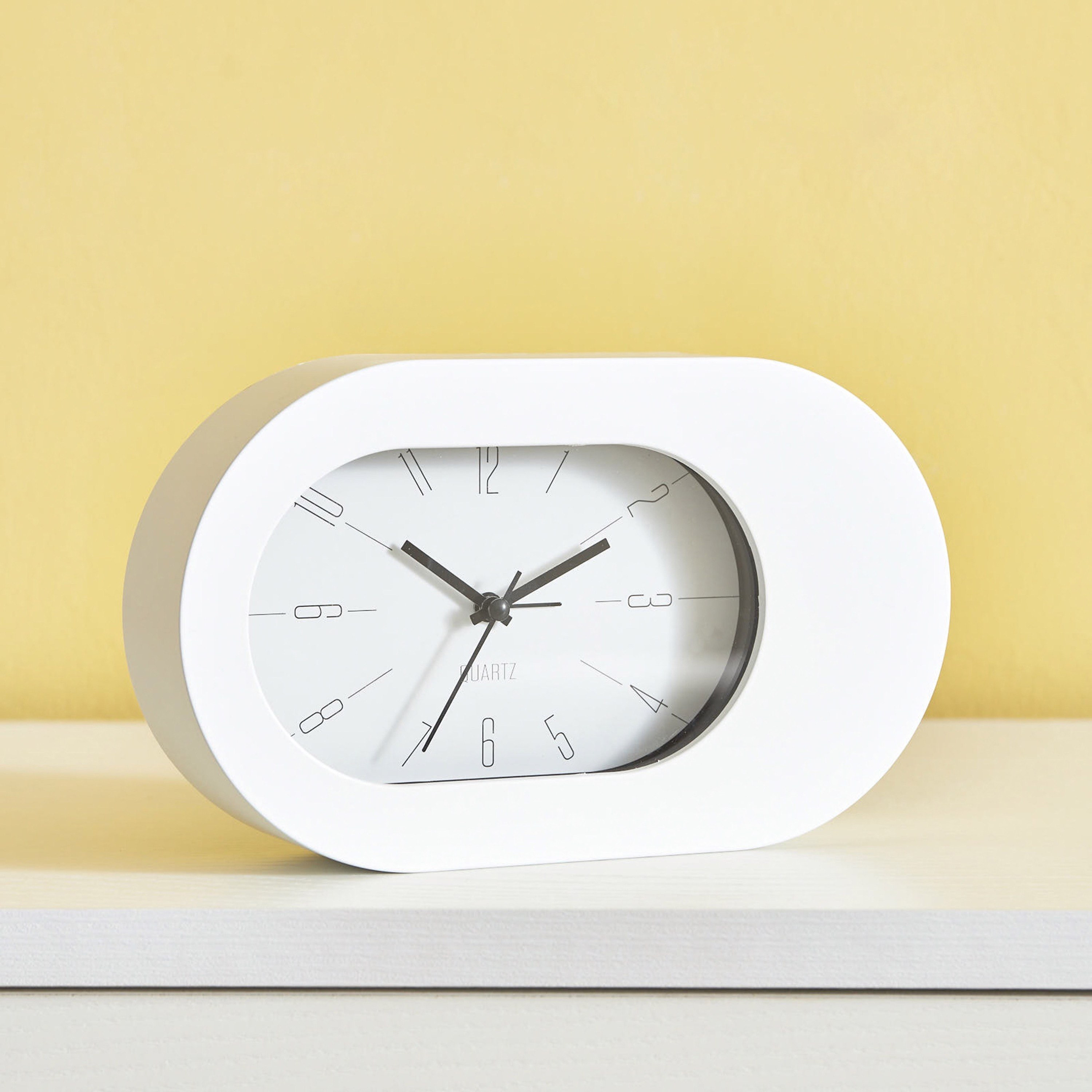 منبه طاولة بلاستيك من إيما - 21x4.7x12.6 سم-hbxdiningroom-decorandaccessories-clocks-image-2