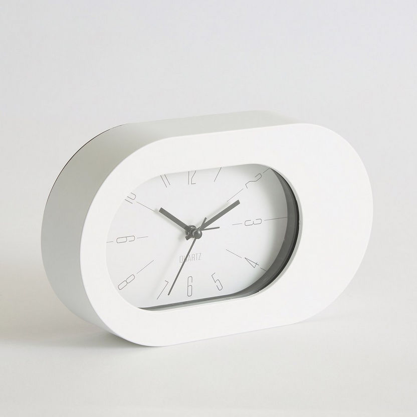 Emma Plastic Table Alarm Clock - 21x4.7x12.6 cm-Clocks-image-5