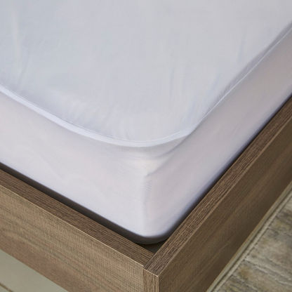 Atlanta Waterproof Double Mattress Protector - 140x200+33 cm-Protectors and Toppers-image-2