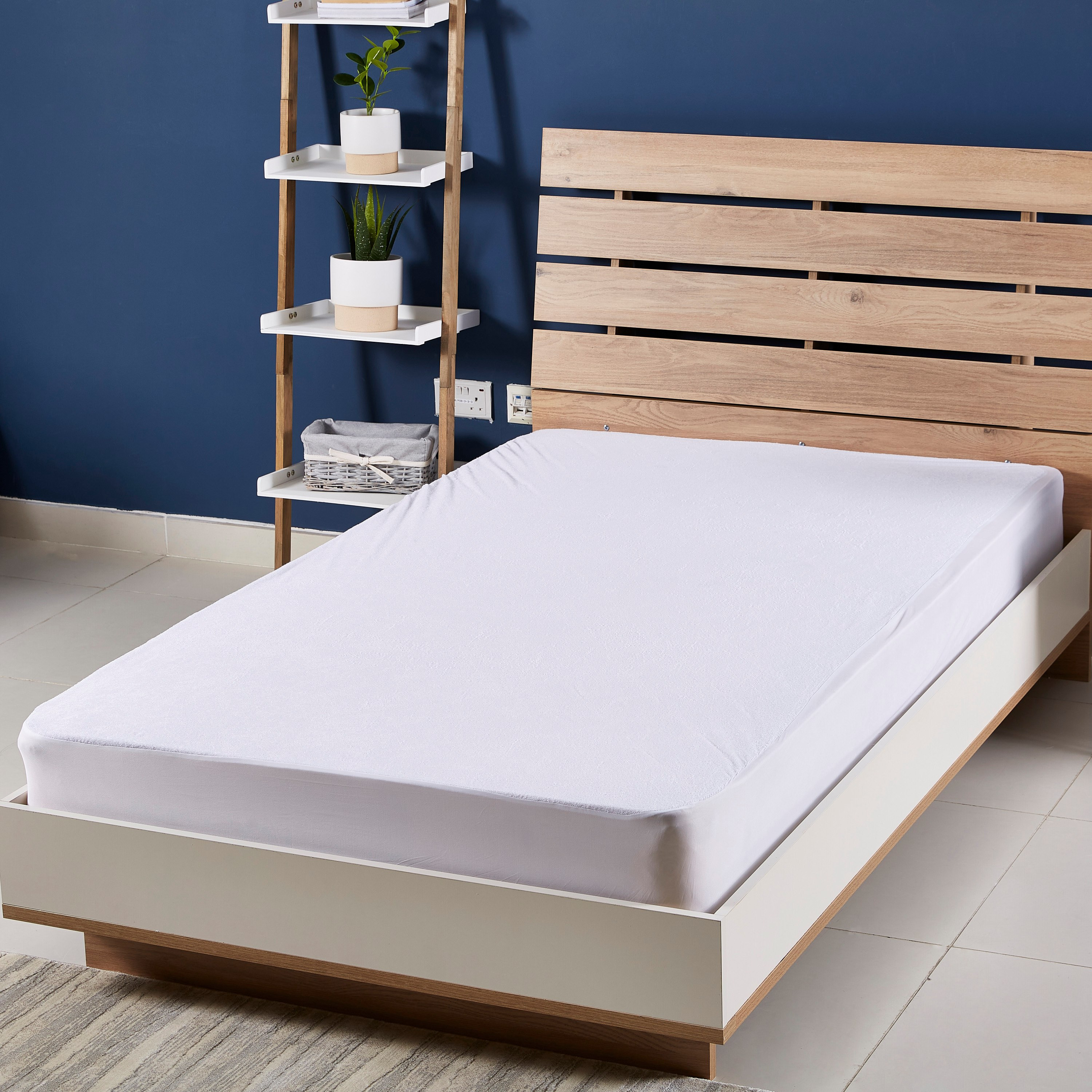 Terry Waterproof Single Mattress Protector - 90x200+33 cm-hbxhomeware-hbxkidsandyouth-image-5