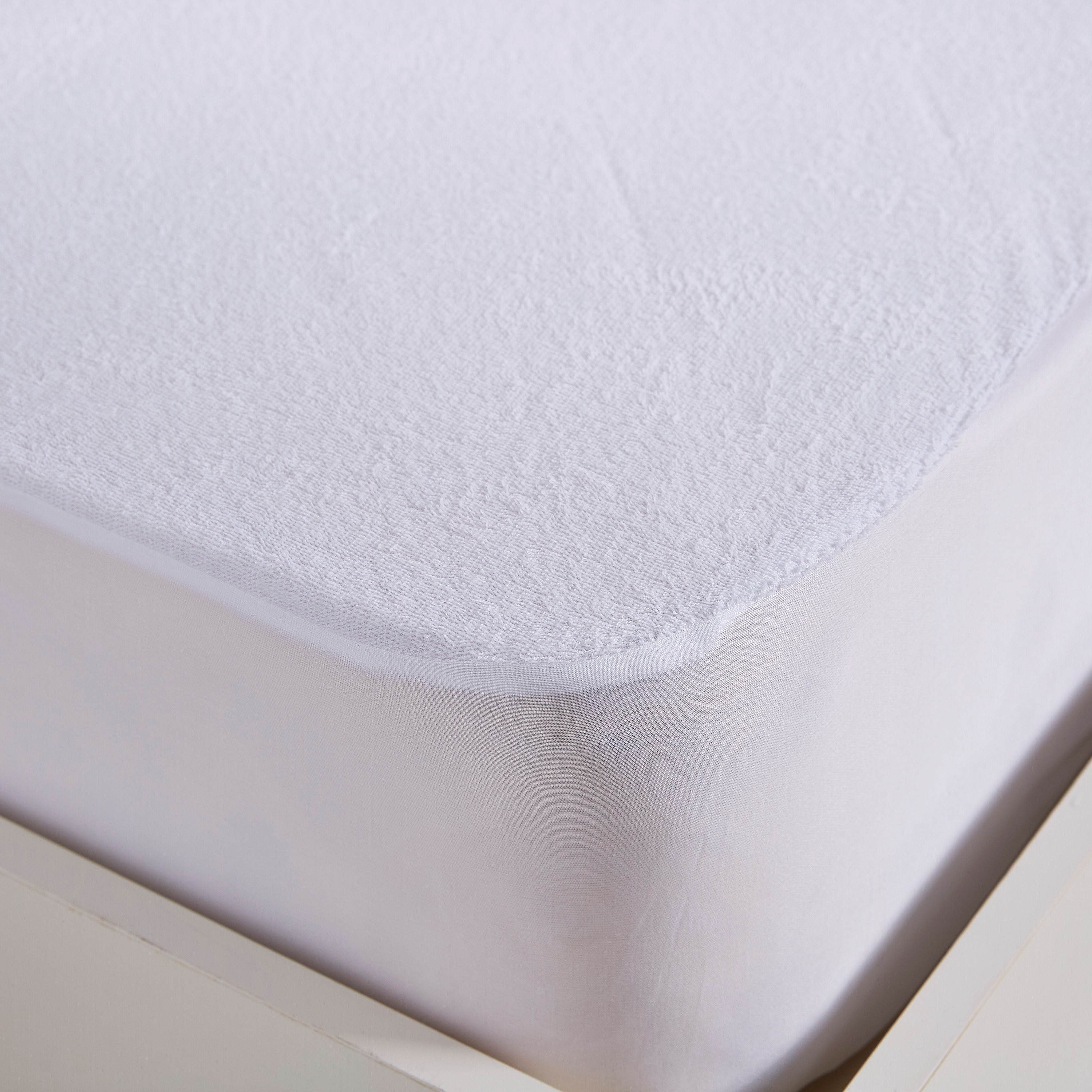 Terry Waterproof Single Mattress Protector - 90x200+33 cm-hbxhomeware-hbxkidsandyouth-image-3