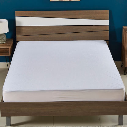 Terry Waterproof Double Mattress Protector - 140x200+33 cms