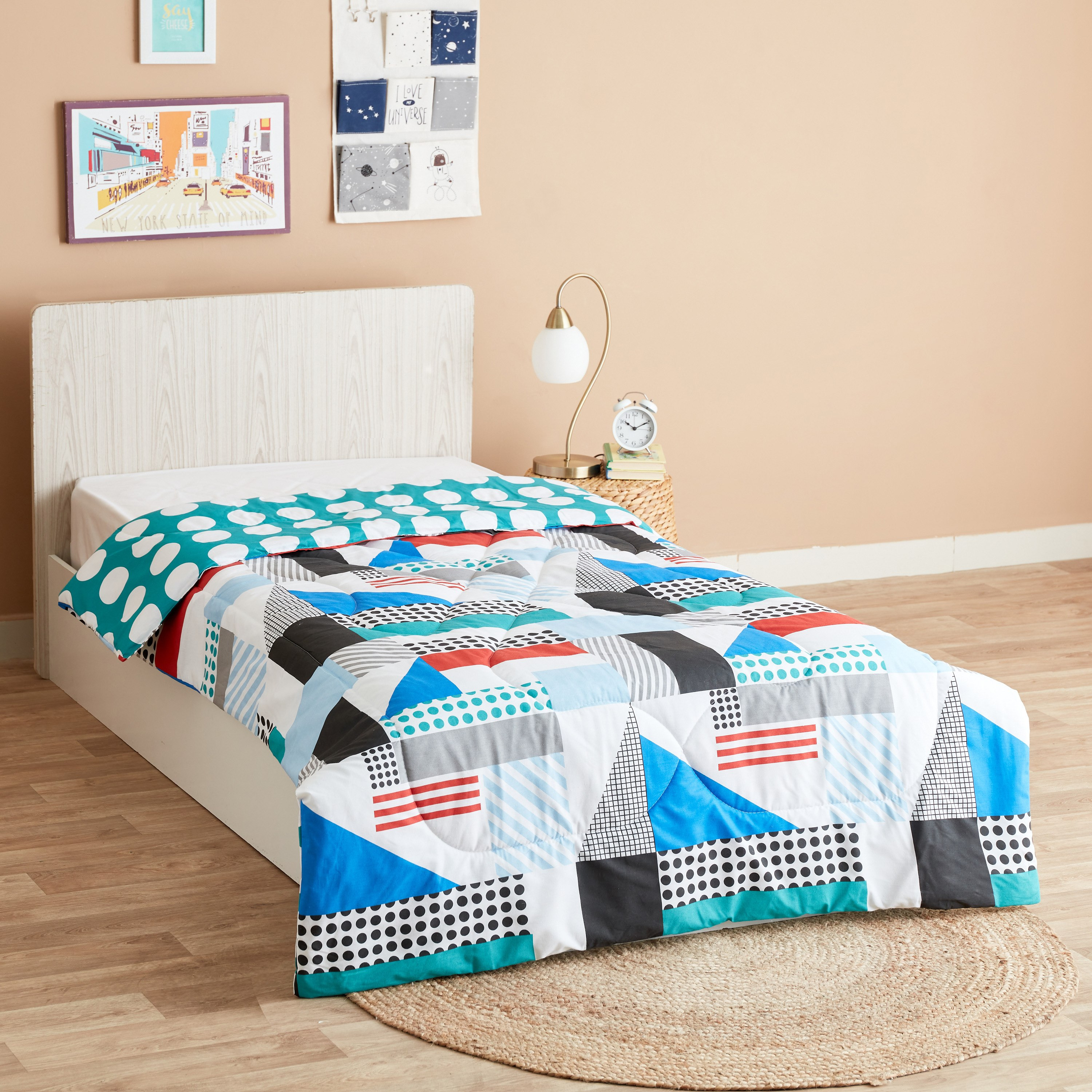 لحاف فردي يستخدم على الوجهين من كانديس تيرازو - 135x220 سم-hbxhomeware-hbxkidsandyouth-image-1