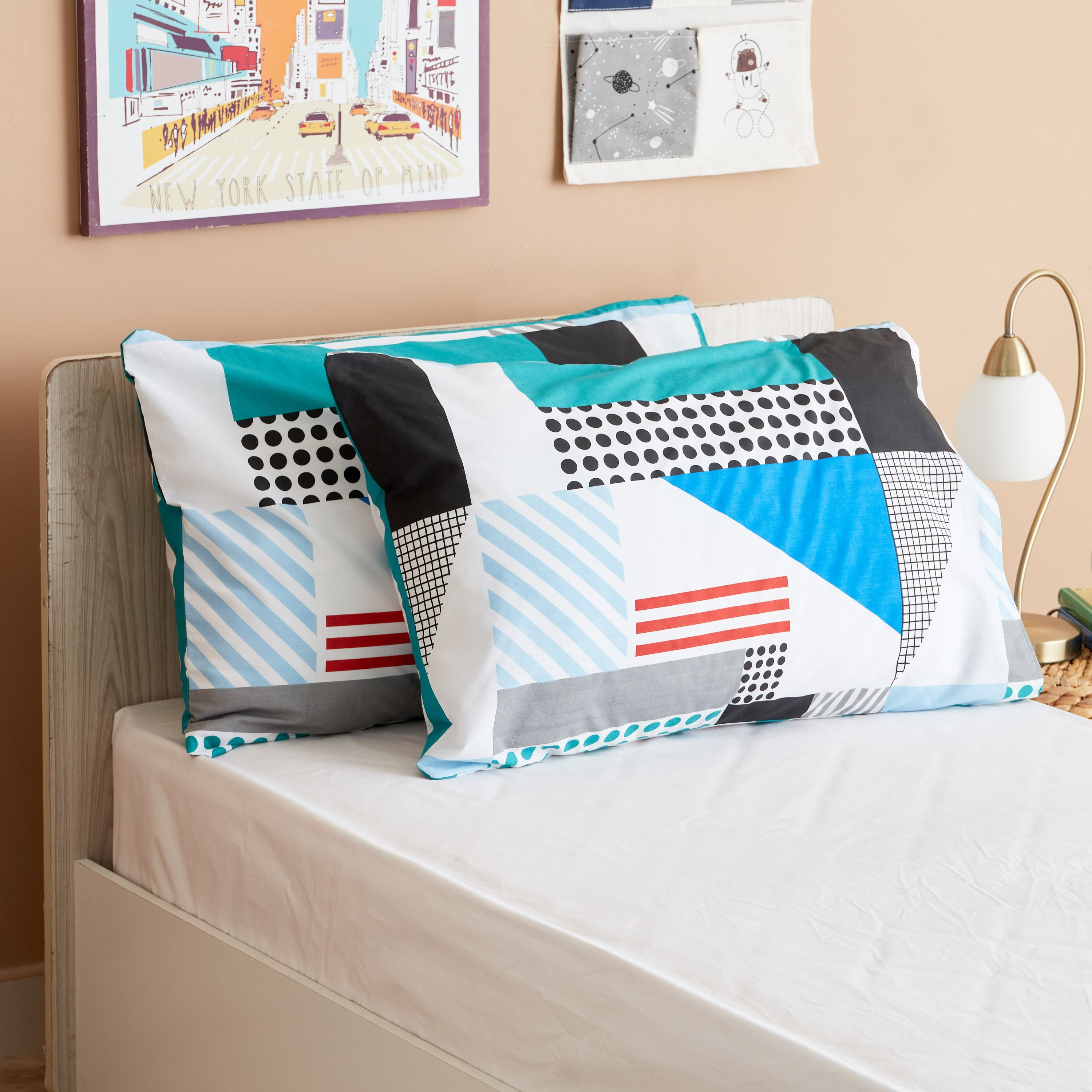 طقم غطاء وسادة يستخدم على الوجهين قطعتين من كانديس تيرازو - 50x75 سم-hbxhomeware-hbxkidsandyouth-image-1