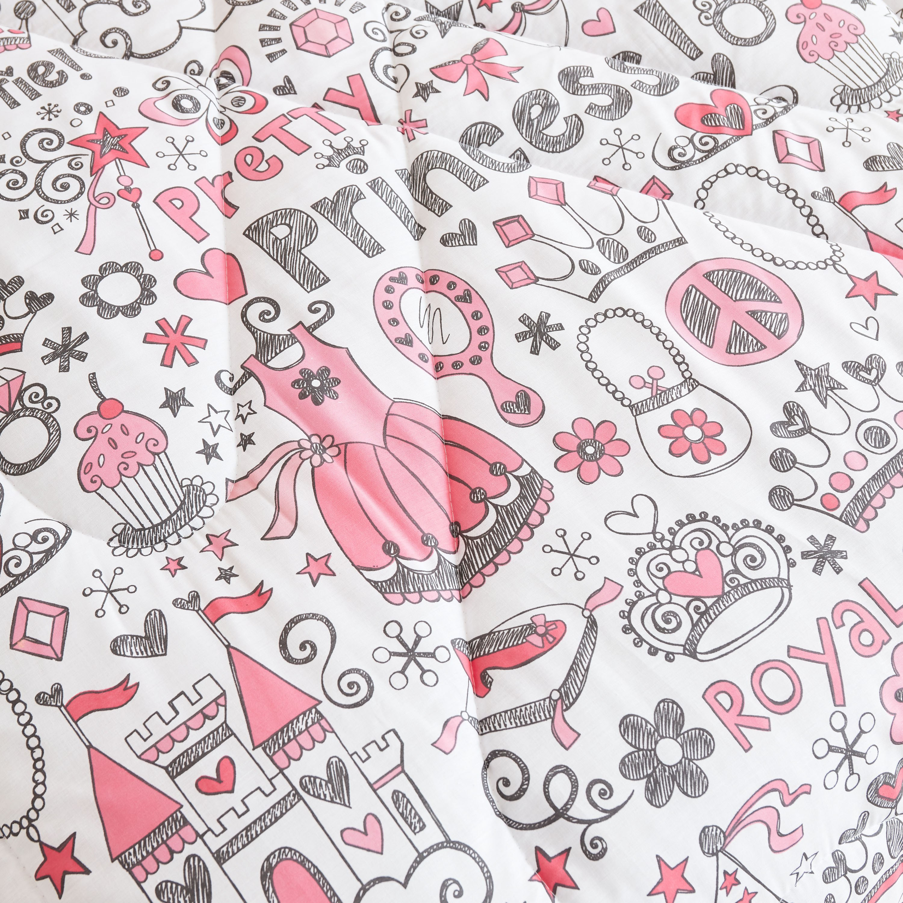 Candice Pretty Girl Reversible Single Comforter - 135x220 cm-hbxhomeware-hbxkidsandyouth-image-6