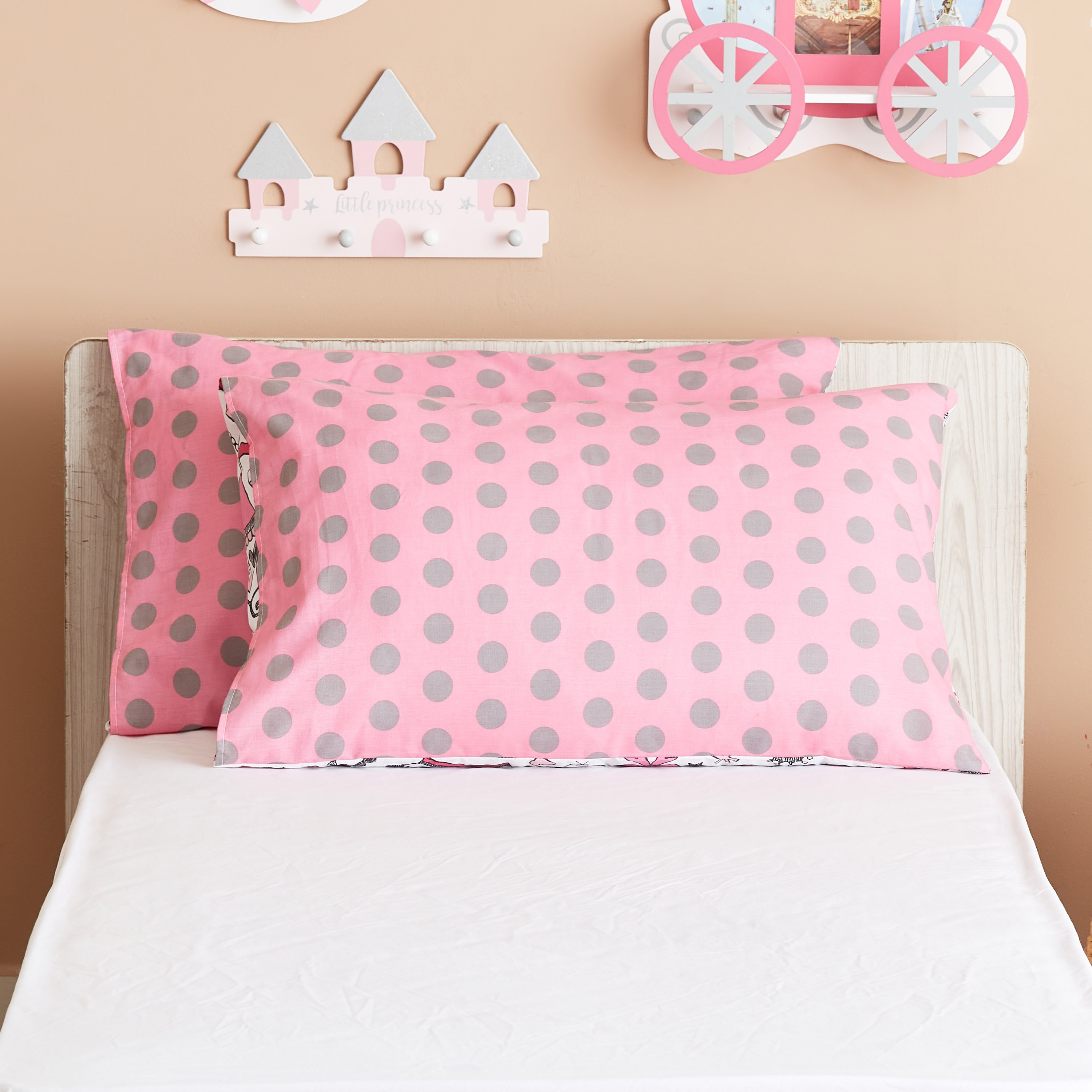 طقم غطاء وسادة قطعتين يستخدم على الوجهين للبنات من كانديس - 50x75 سم-hbxhomeware-hbxkidsandyouth-image-3