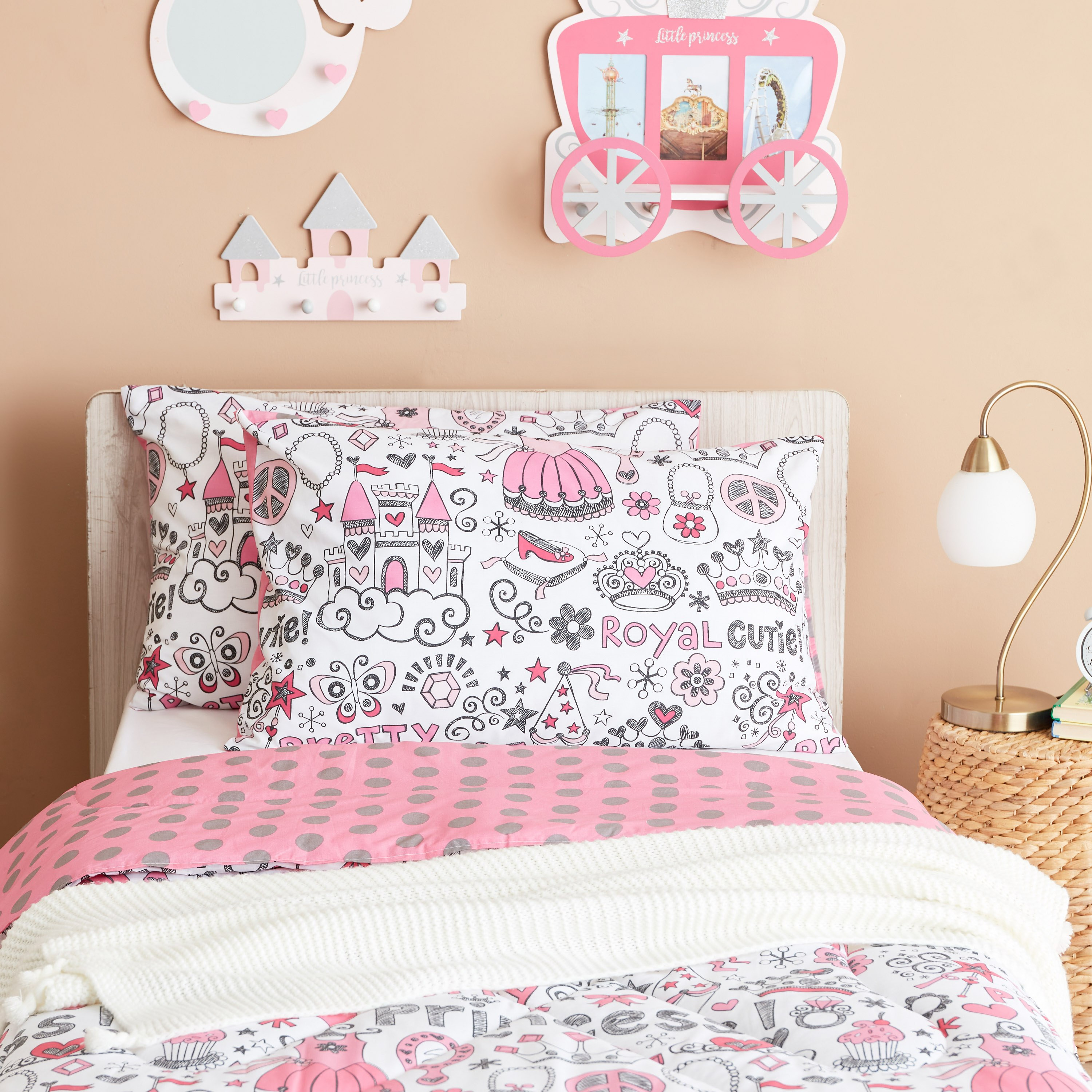 طقم غطاء وسادة قطعتين يستخدم على الوجهين للبنات من كانديس - 50x75 سم-hbxhomeware-hbxkidsandyouth-image-6