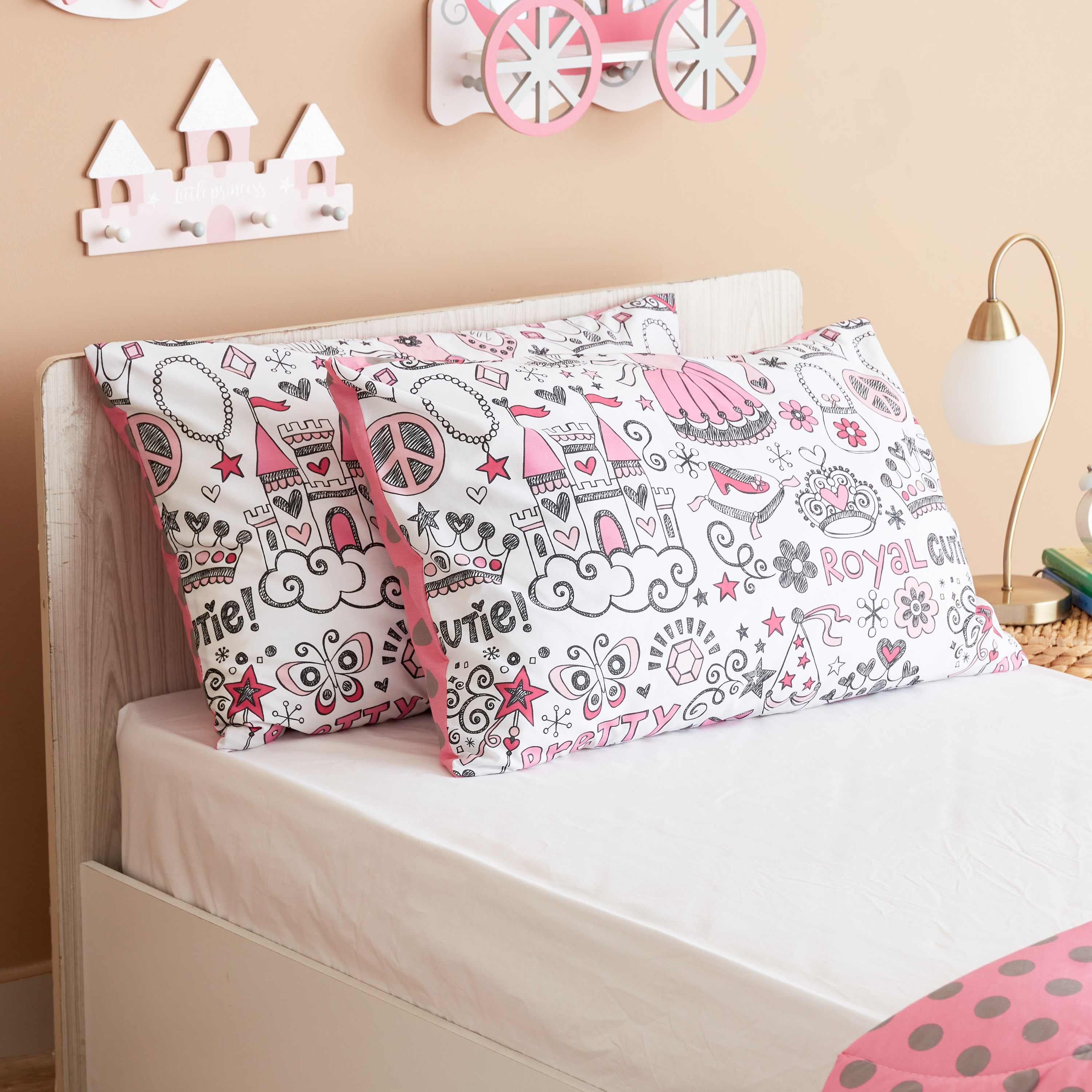 طقم غطاء وسادة قطعتين يستخدم على الوجهين للبنات من كانديس - 50x75 سم-hbxhomeware-hbxkidsandyouth-image-7