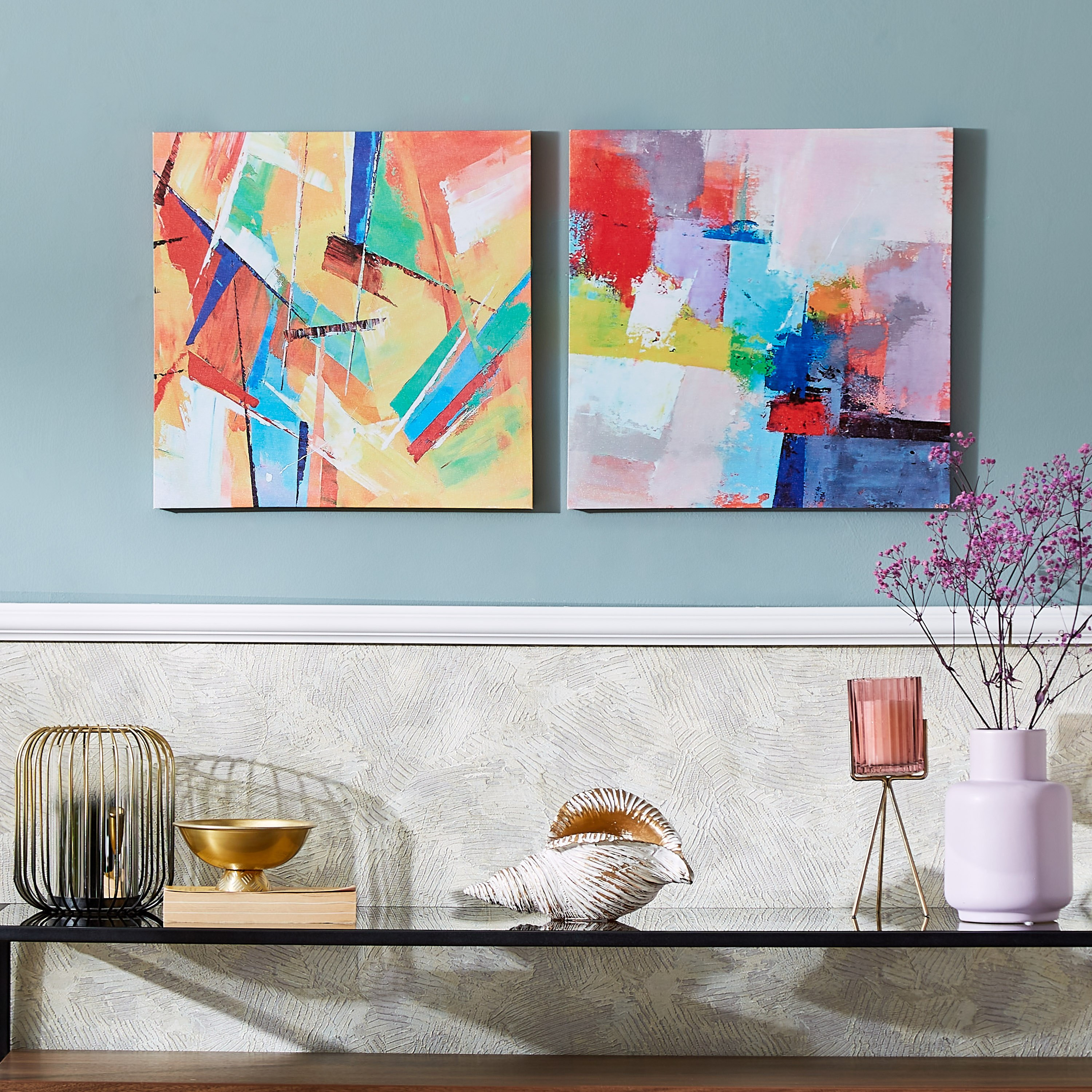 Treasures Abstract Printed Wall Art - 40x40x1.8 cm-PROMO_HB_AE_B1G1_250925-image-5