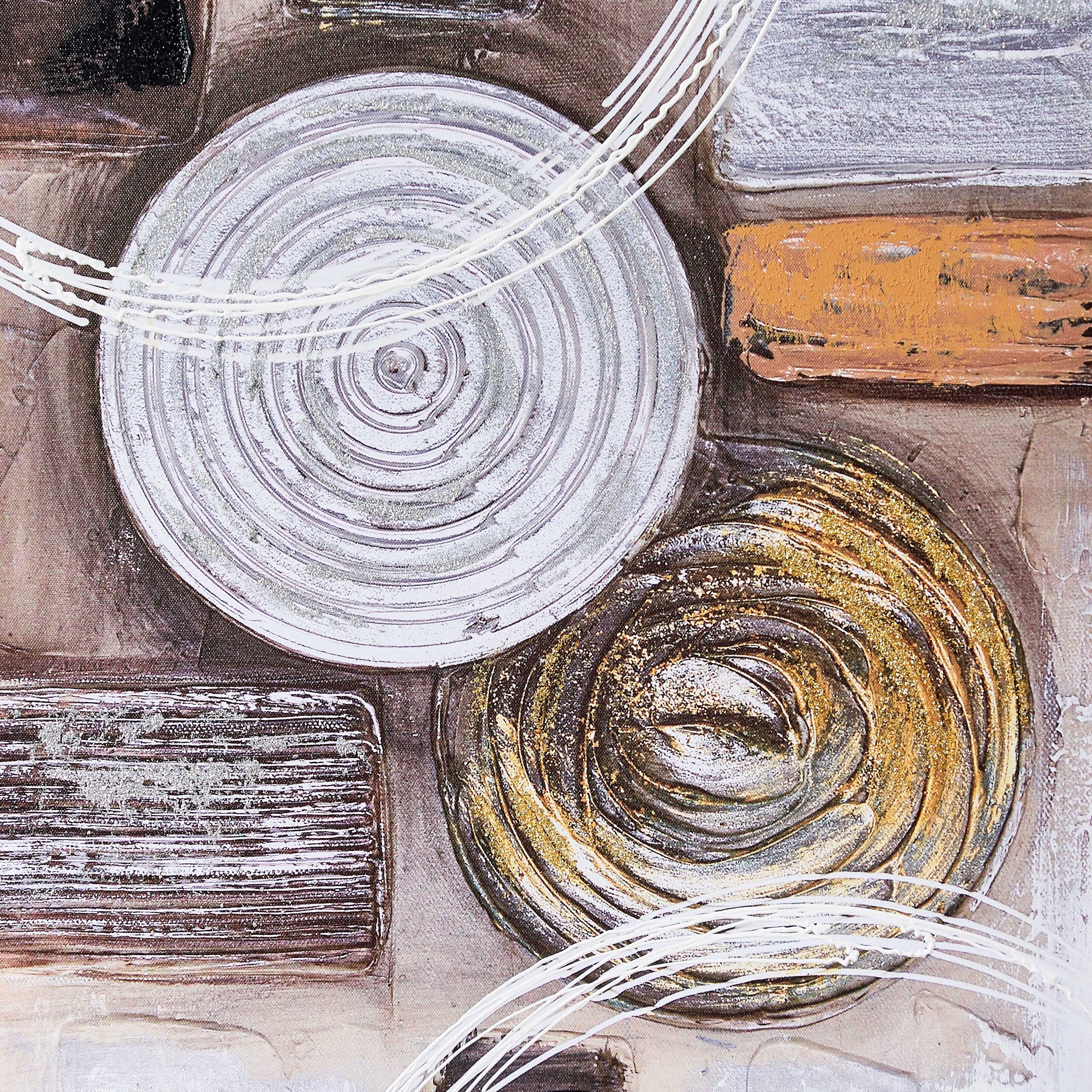زينة حائط دائرية بتصميم تجريدي من تريجرز - 50x100x2.5 سم-hbxhomeware-hbxdecorandfurnishings-image-3