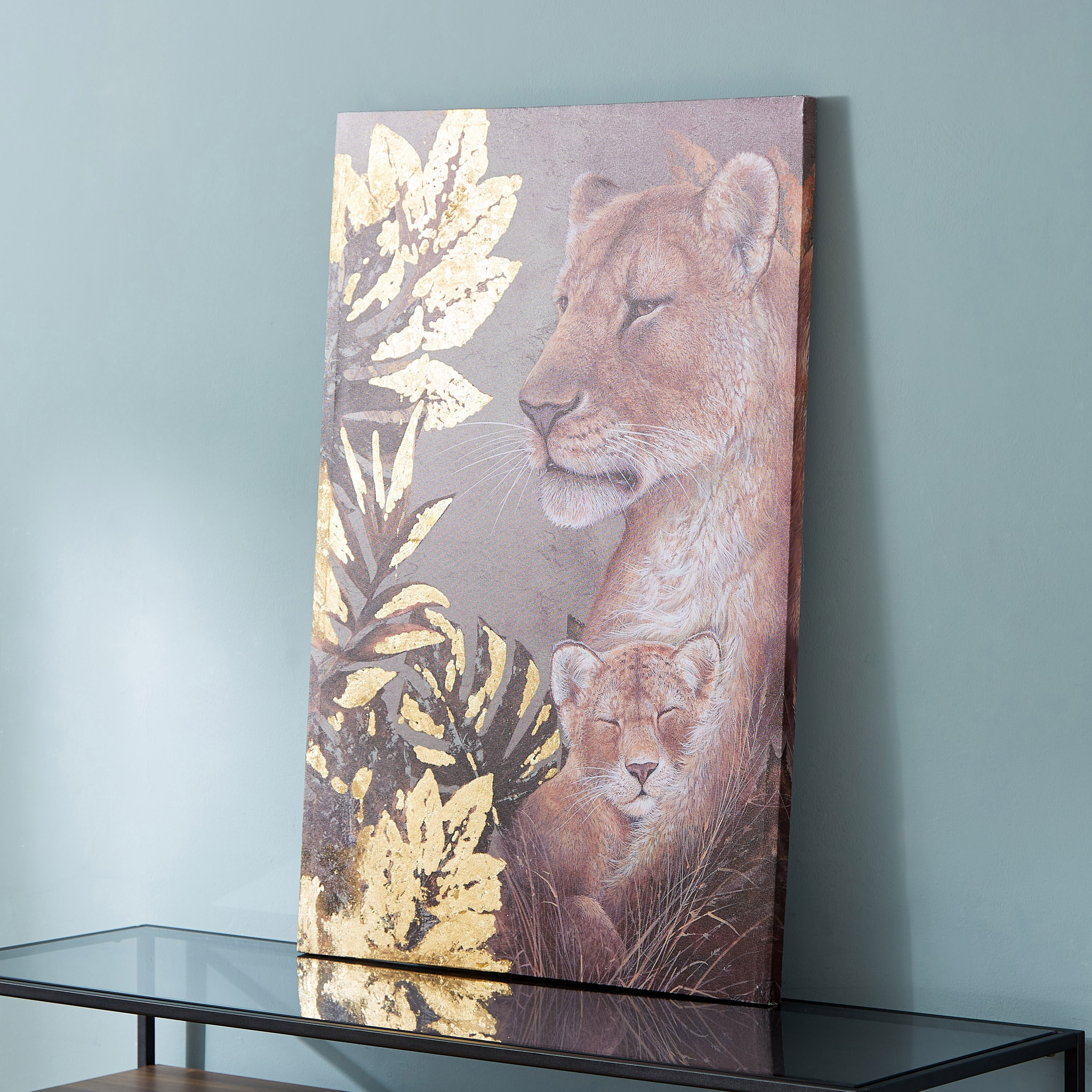 زينة حائط بتصميم أسد من تريجرز - 60x90x2.5 سم-hbxhomeware-hbxdecorandfurnishings-image-2