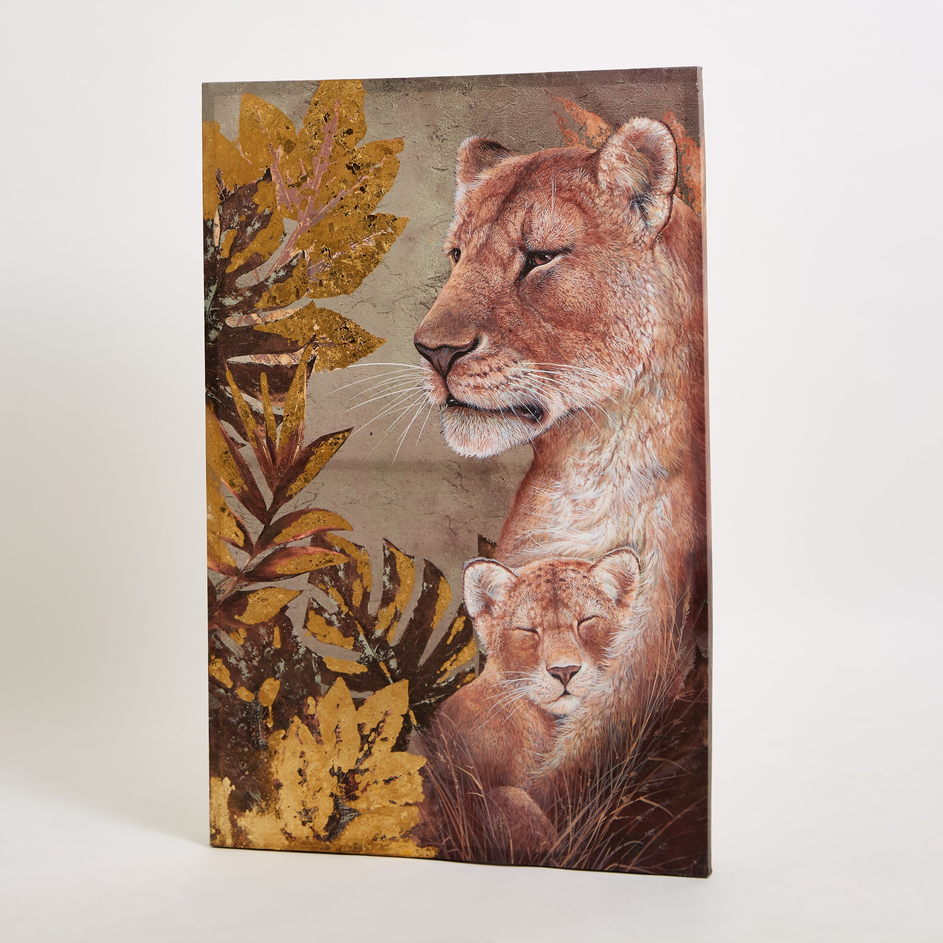 زينة حائط بتصميم أسد من تريجرز - 60x90x2.5 سم-hbxhomeware-hbxdecorandfurnishings-image-6