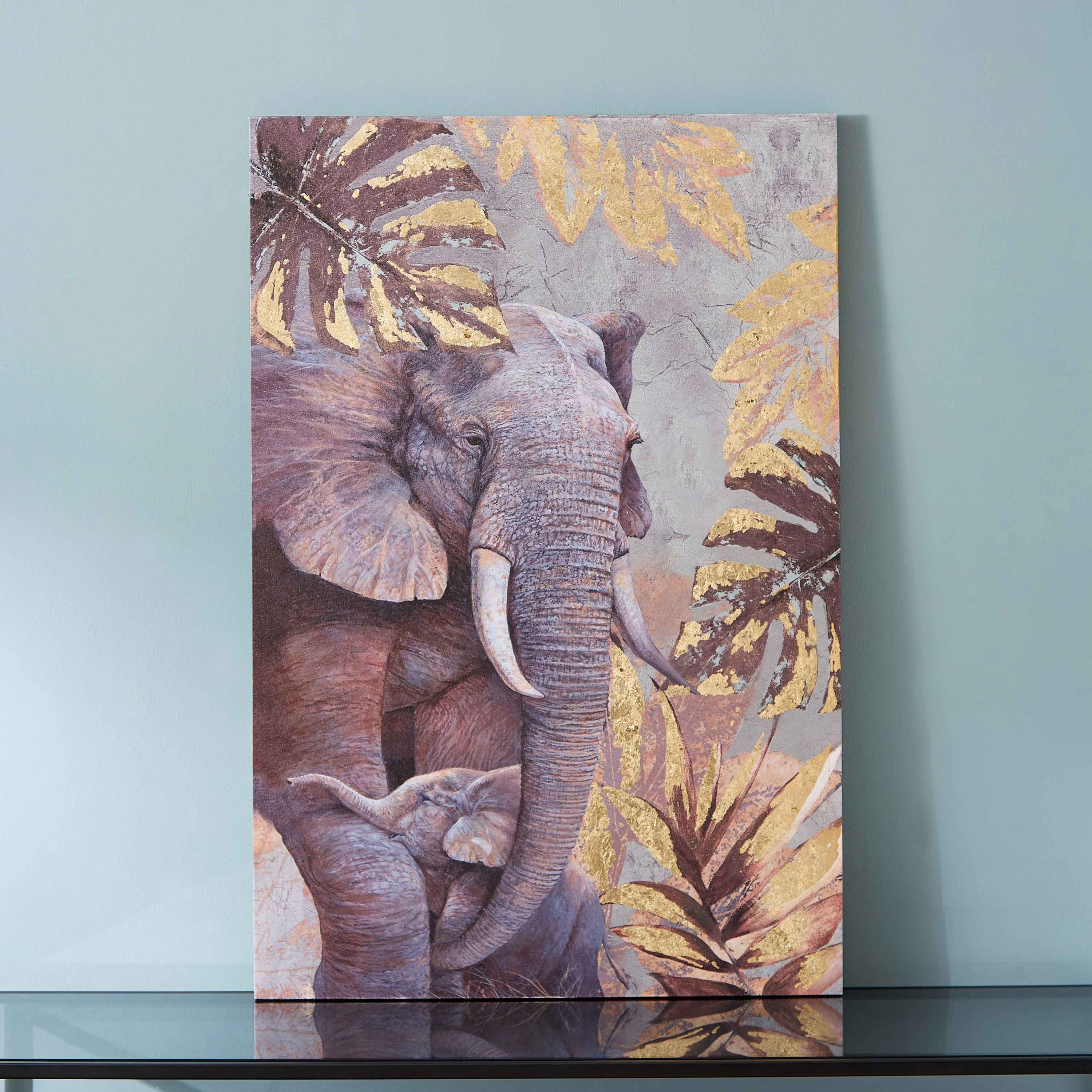 زينة حائط بتصميم فيل من تريجرز - 60x90x2.5 سم-hbxhomeware-hbxdecorandfurnishings-image-1