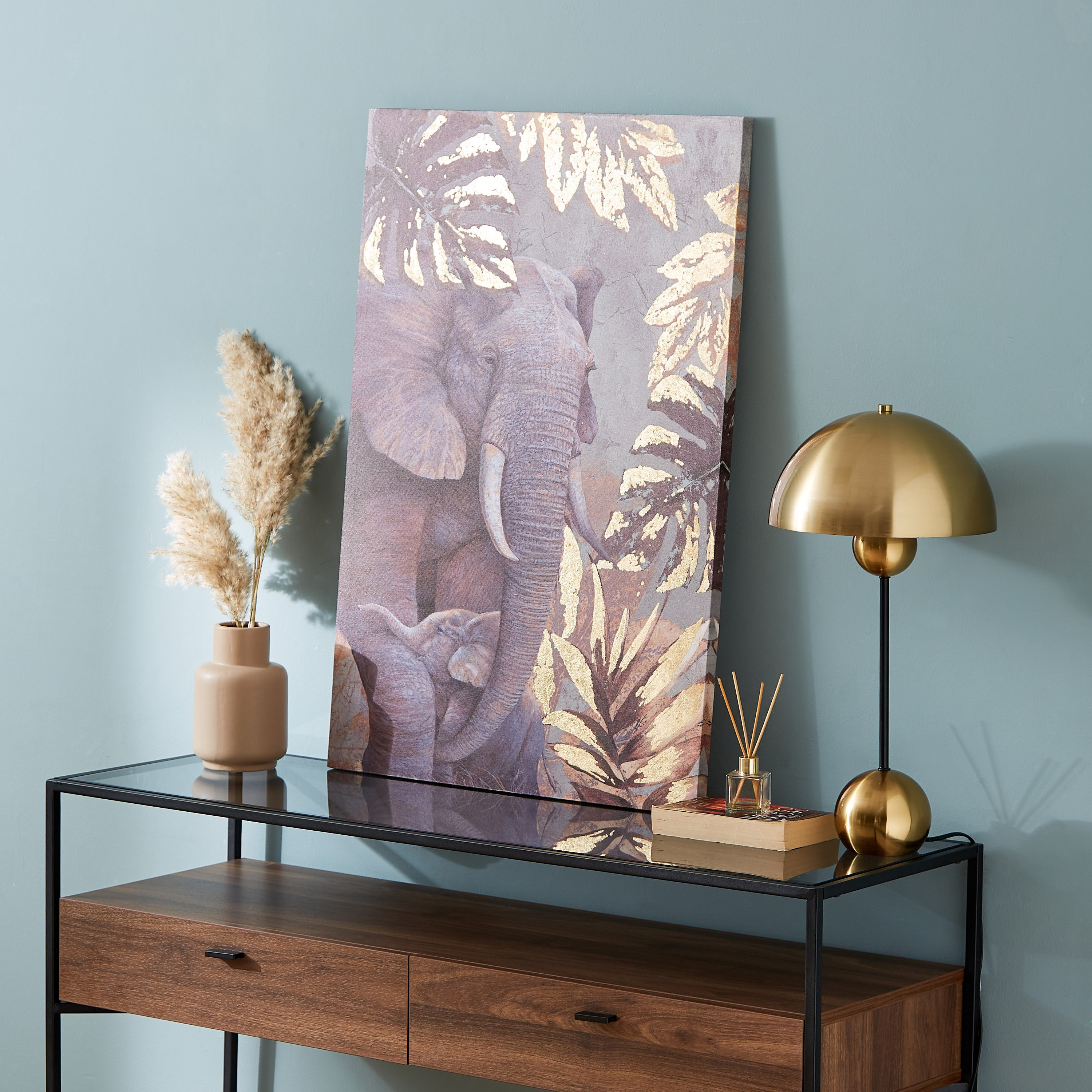 زينة حائط بتصميم فيل من تريجرز - 60x90x2.5 سم-hbxhomeware-hbxdecorandfurnishings-image-5
