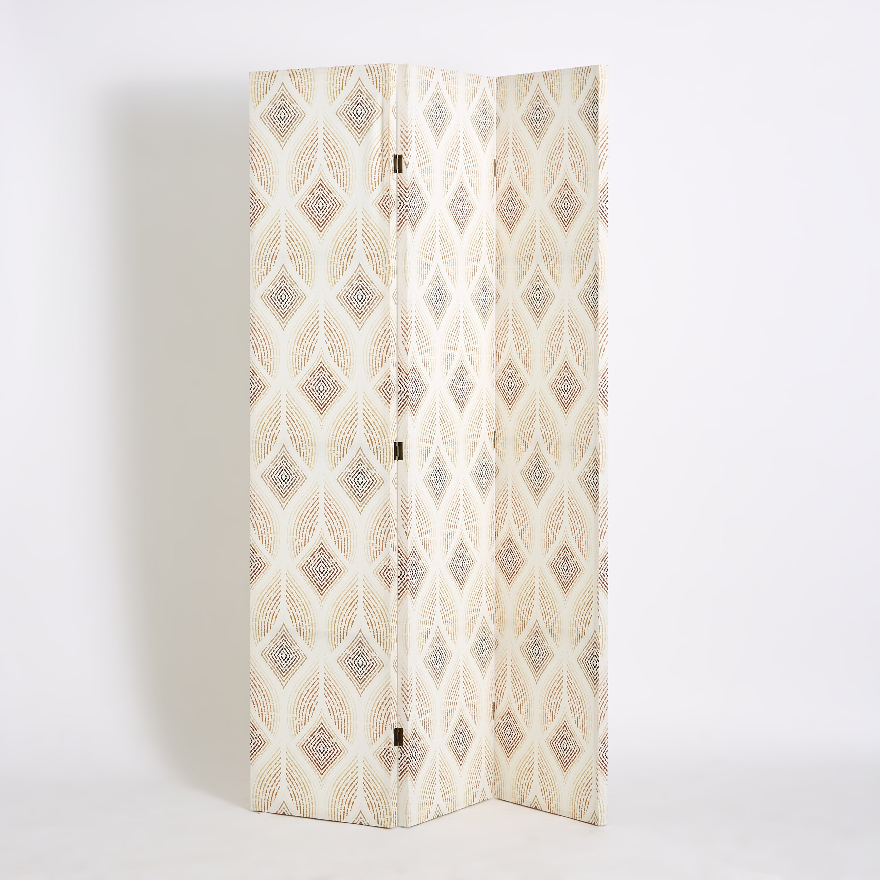 مقسّم غرف كانفاس بتصميم هندسي و3 ألواح من تريشرز - 120x3x180 سم-hbxhomeware-hbxdecorandfurnishings-image-5