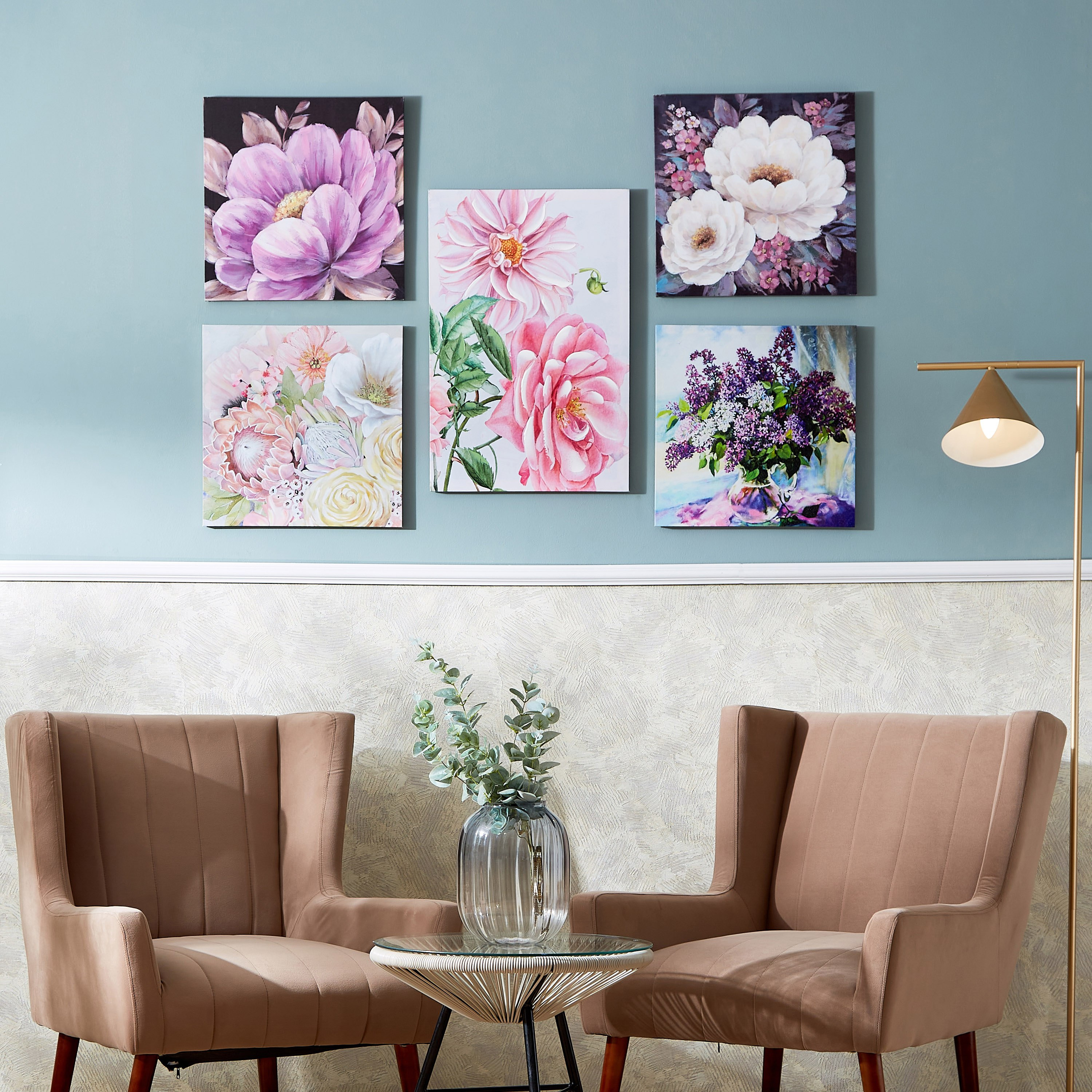 Treasures Bouquet Printed Wall Art - 40x40x1.8 cm-PROMO_HB_AE_B1G1_250925-image-5
